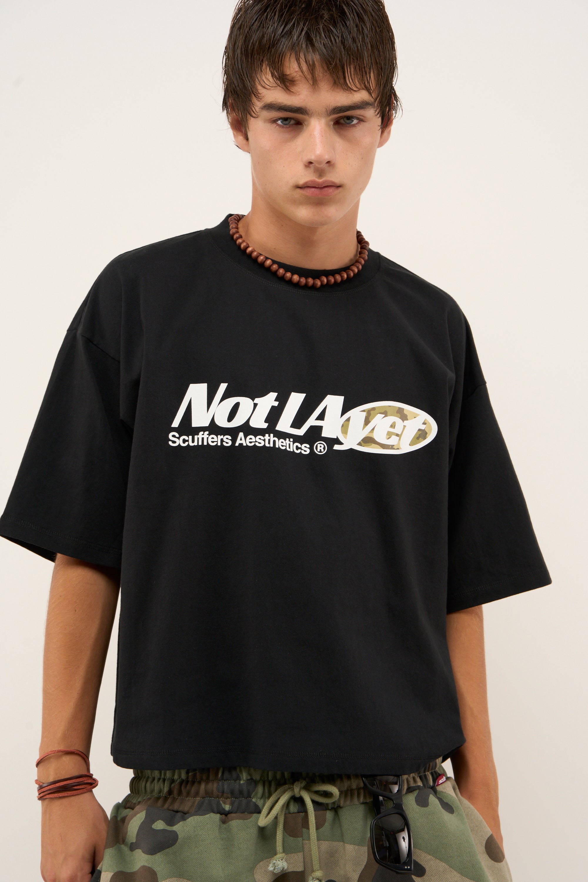 T-shirt noir « Not LA Yet »