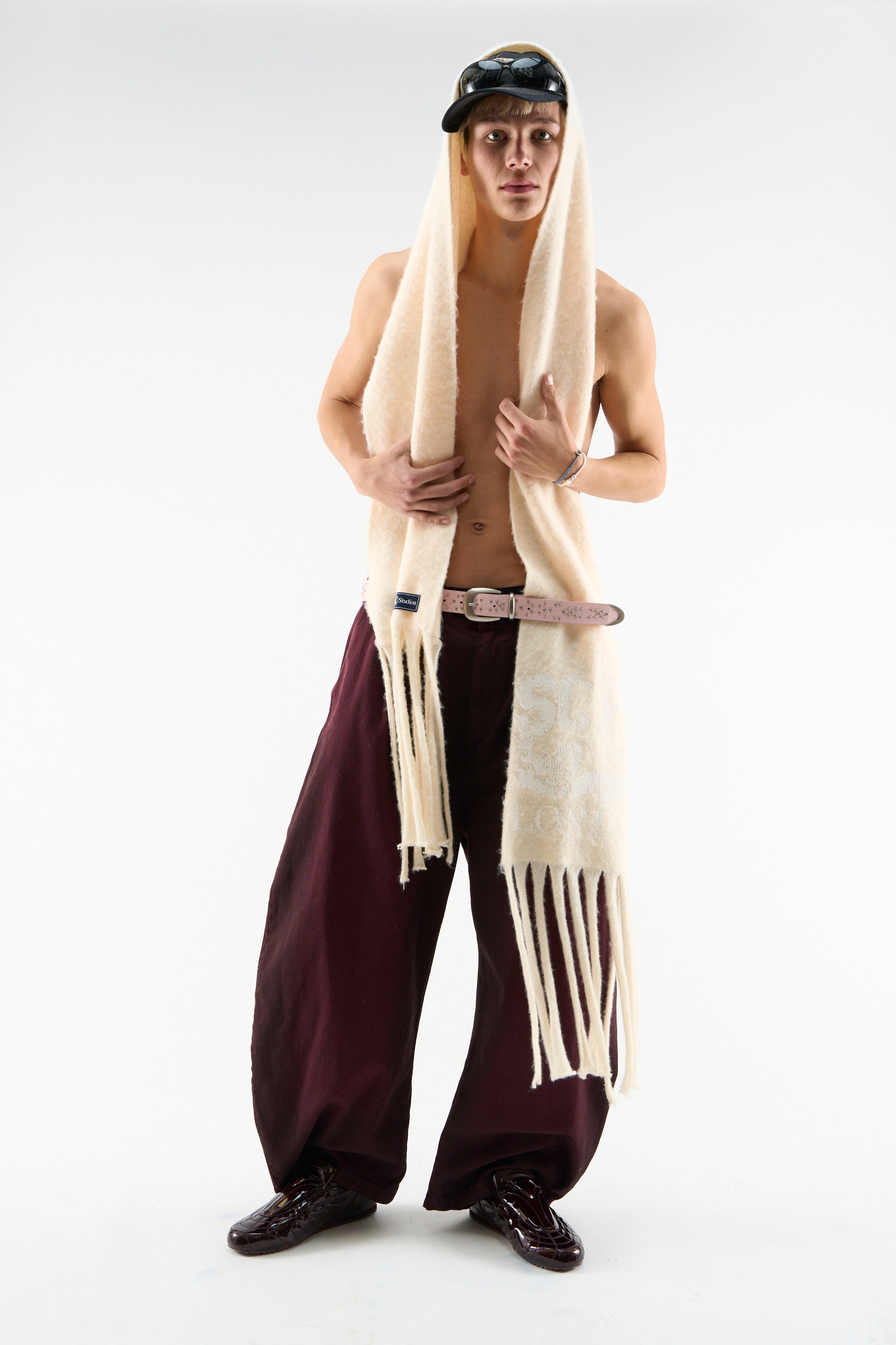 Écharpe écru Londres