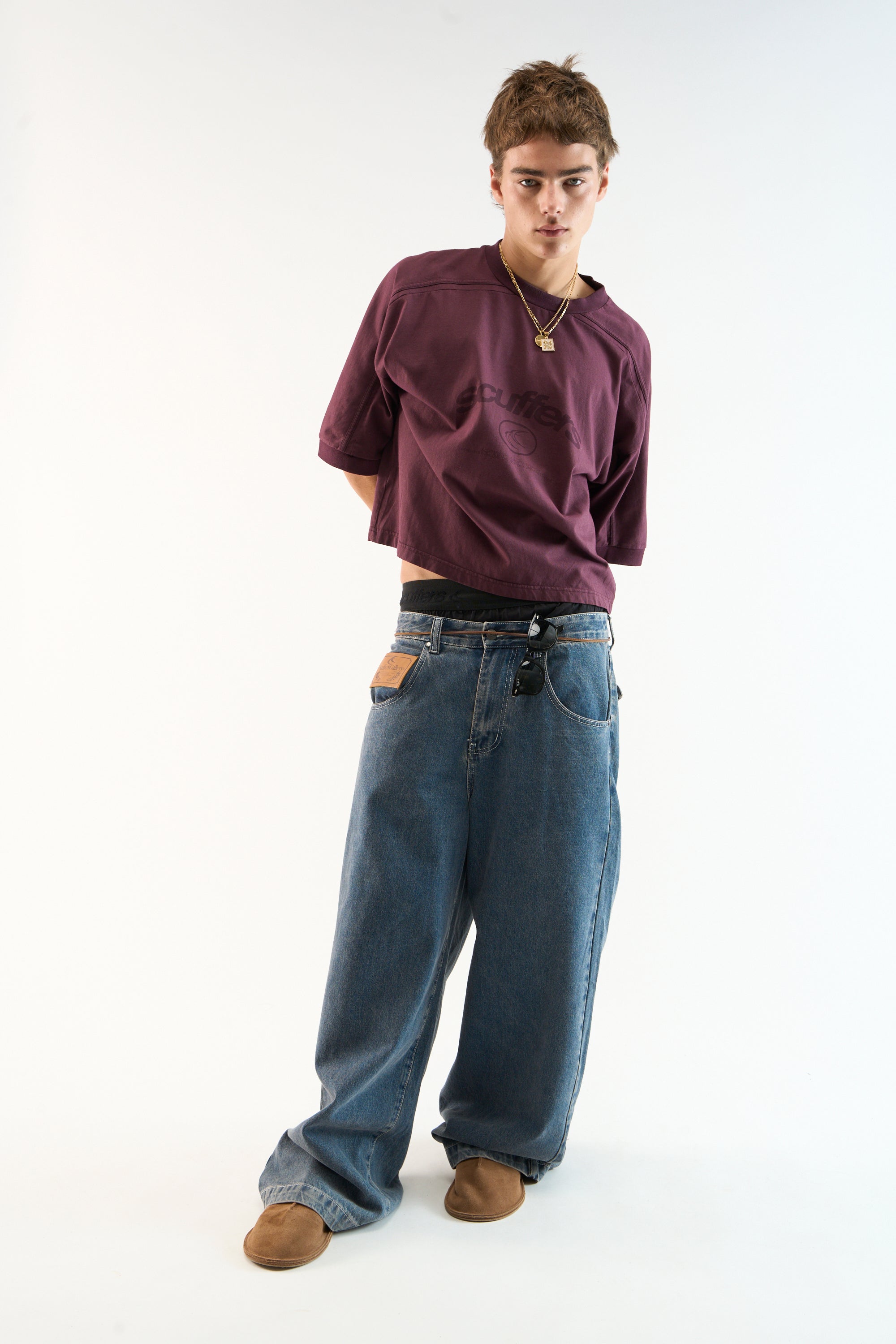 T-shirt bordeaux total sans effort