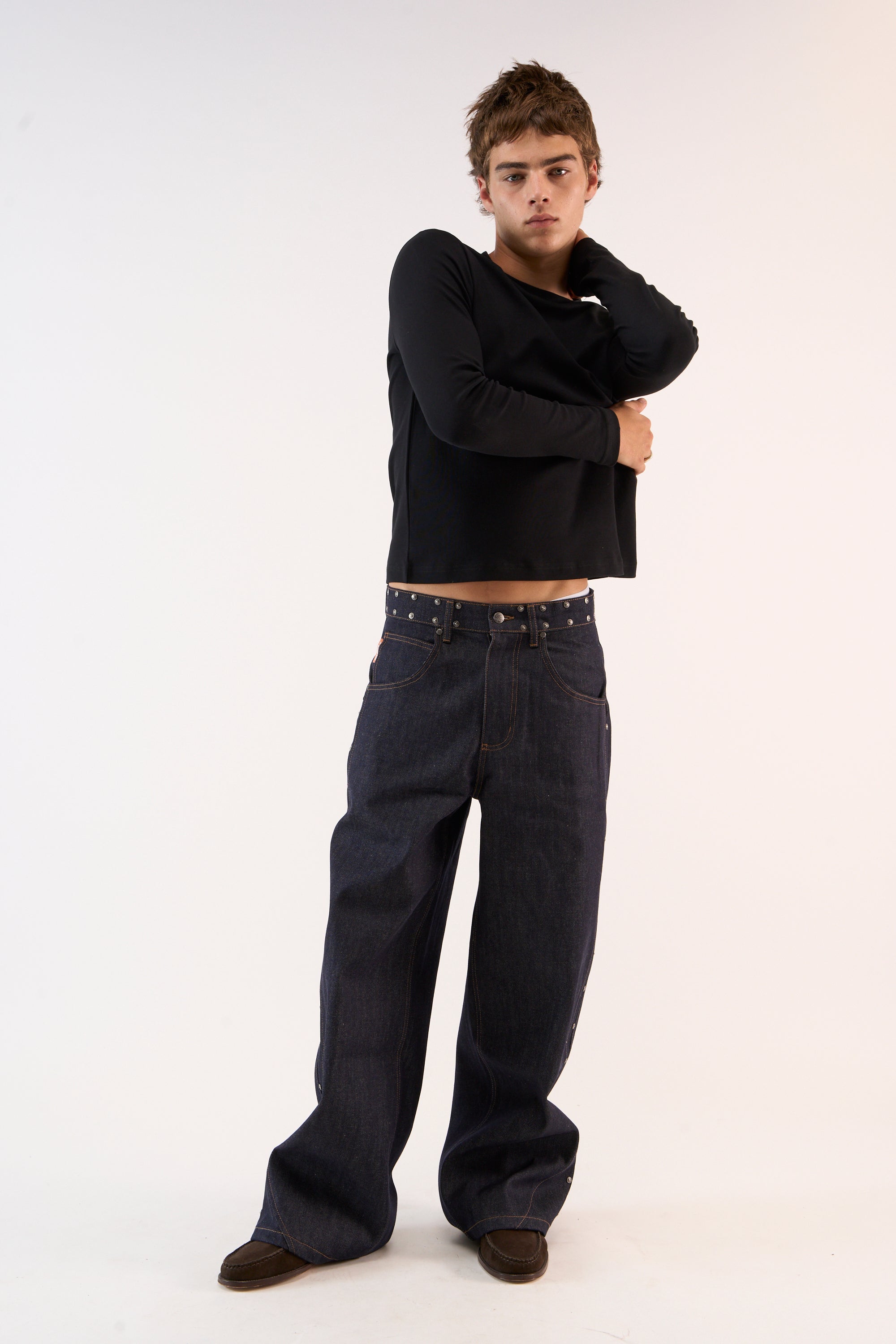 Pantalon en denim foncé Rodeo