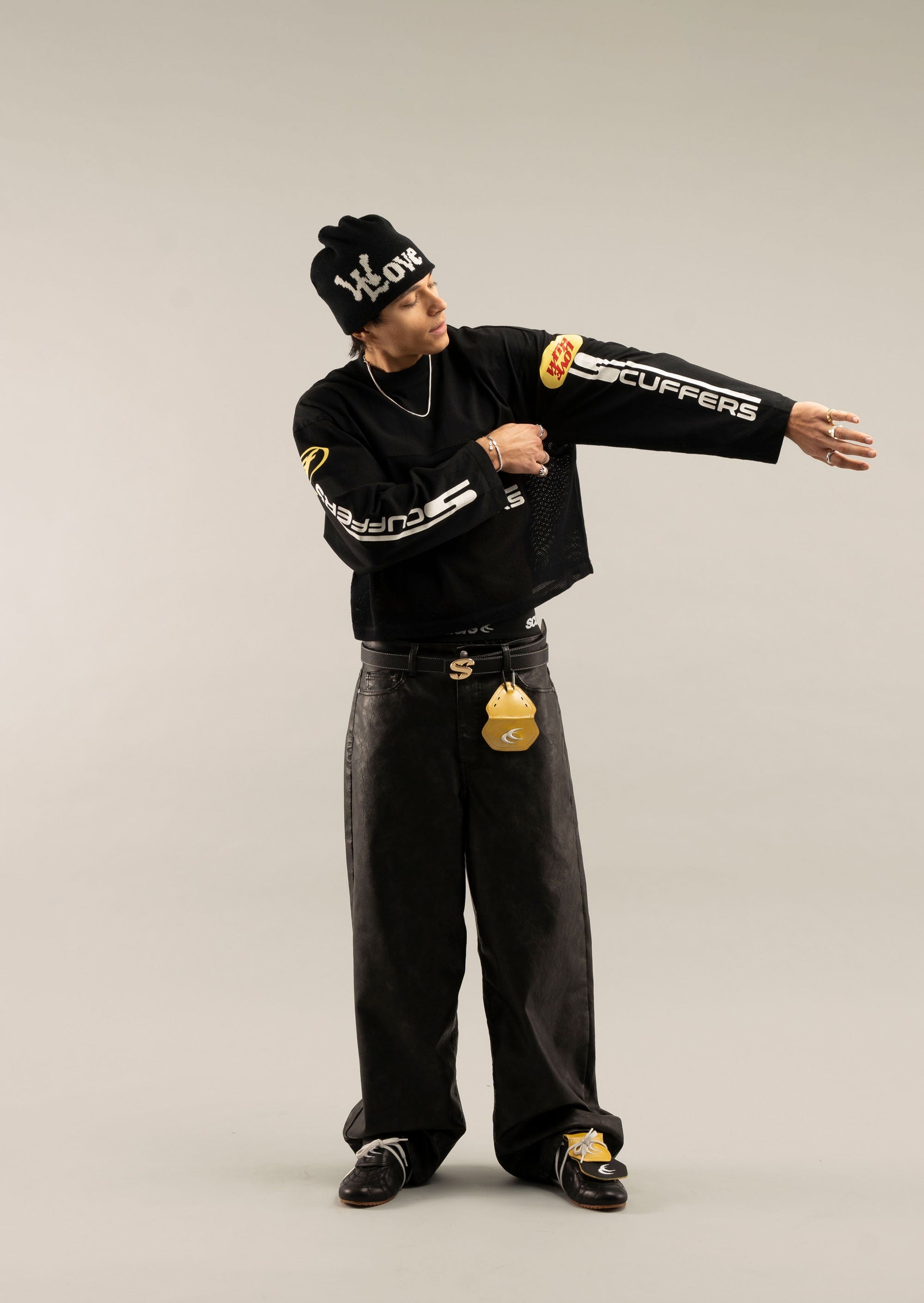 T-shirt manches longues noir FF1