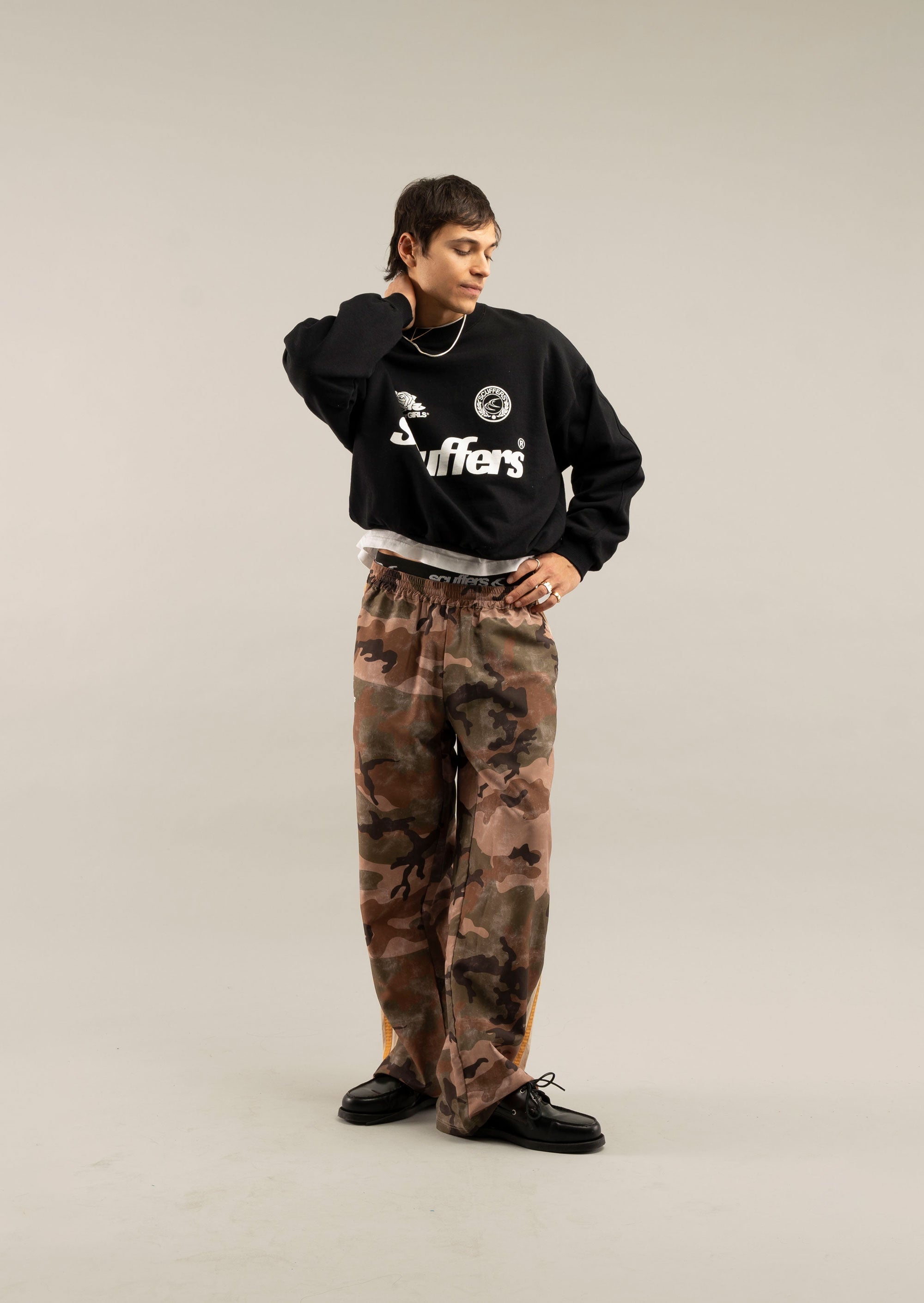 Pantalon technique vert camouflage