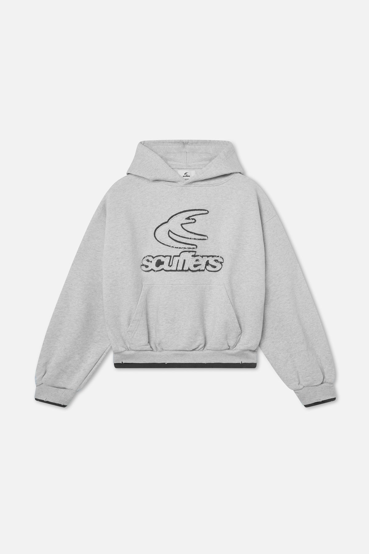 Double Light Grey Hoodie