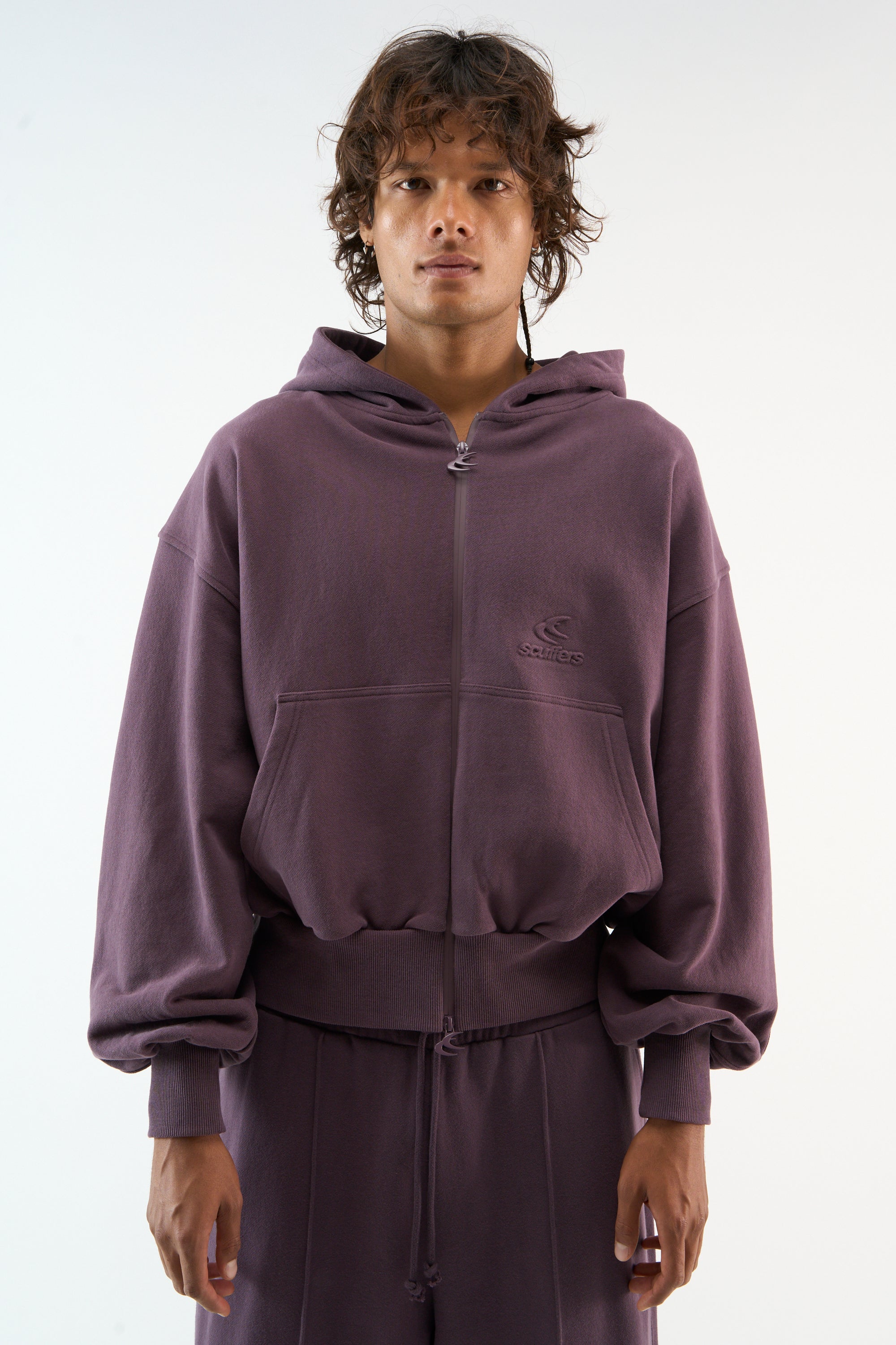 Sac de week-end bordeaux à fermeture éclair