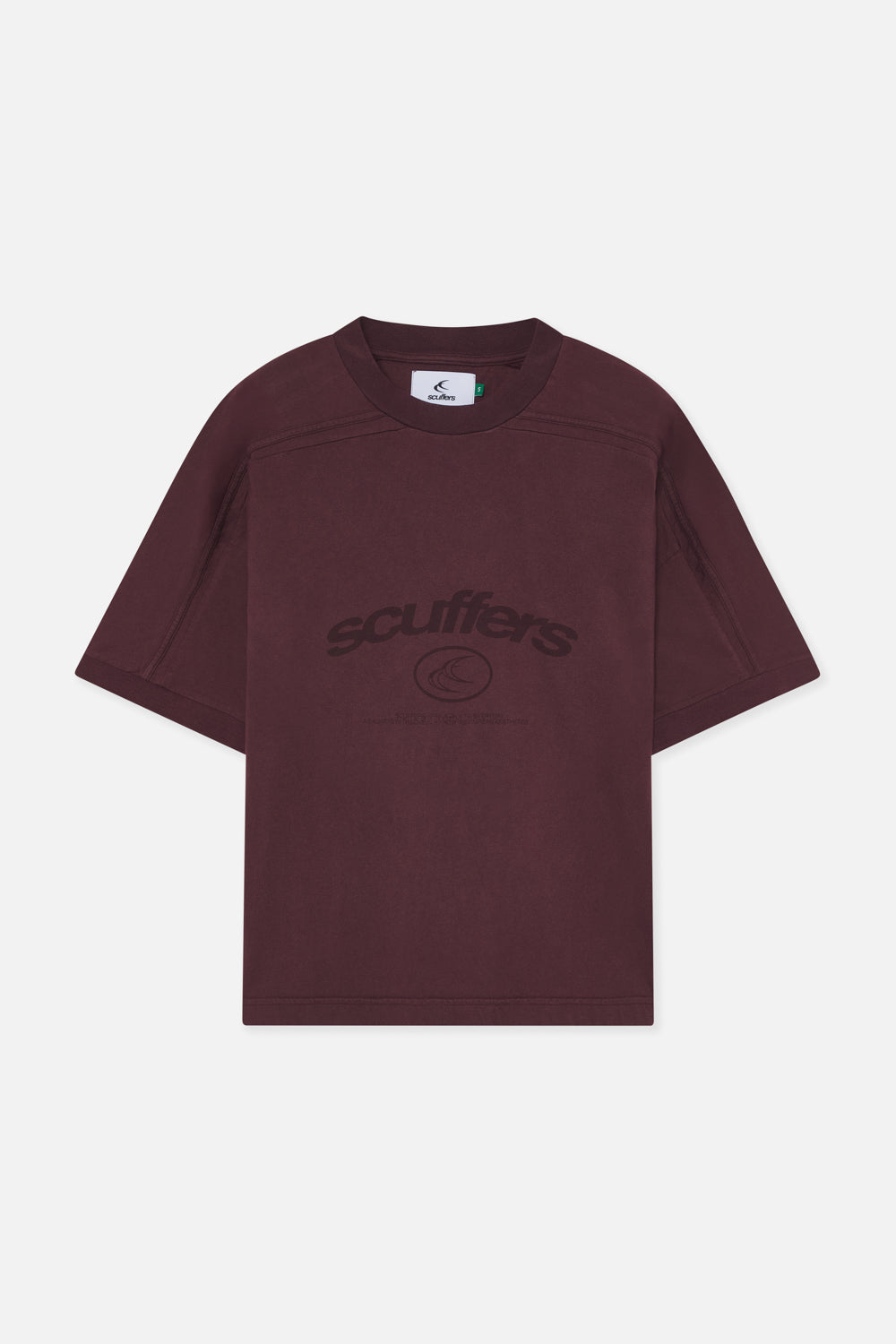 T-shirt bordeaux total sans effort