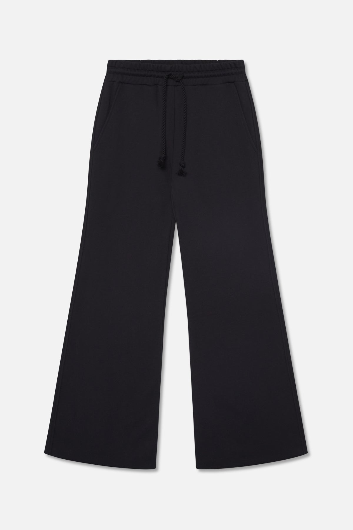 Pantalon de survêtement noir évasé