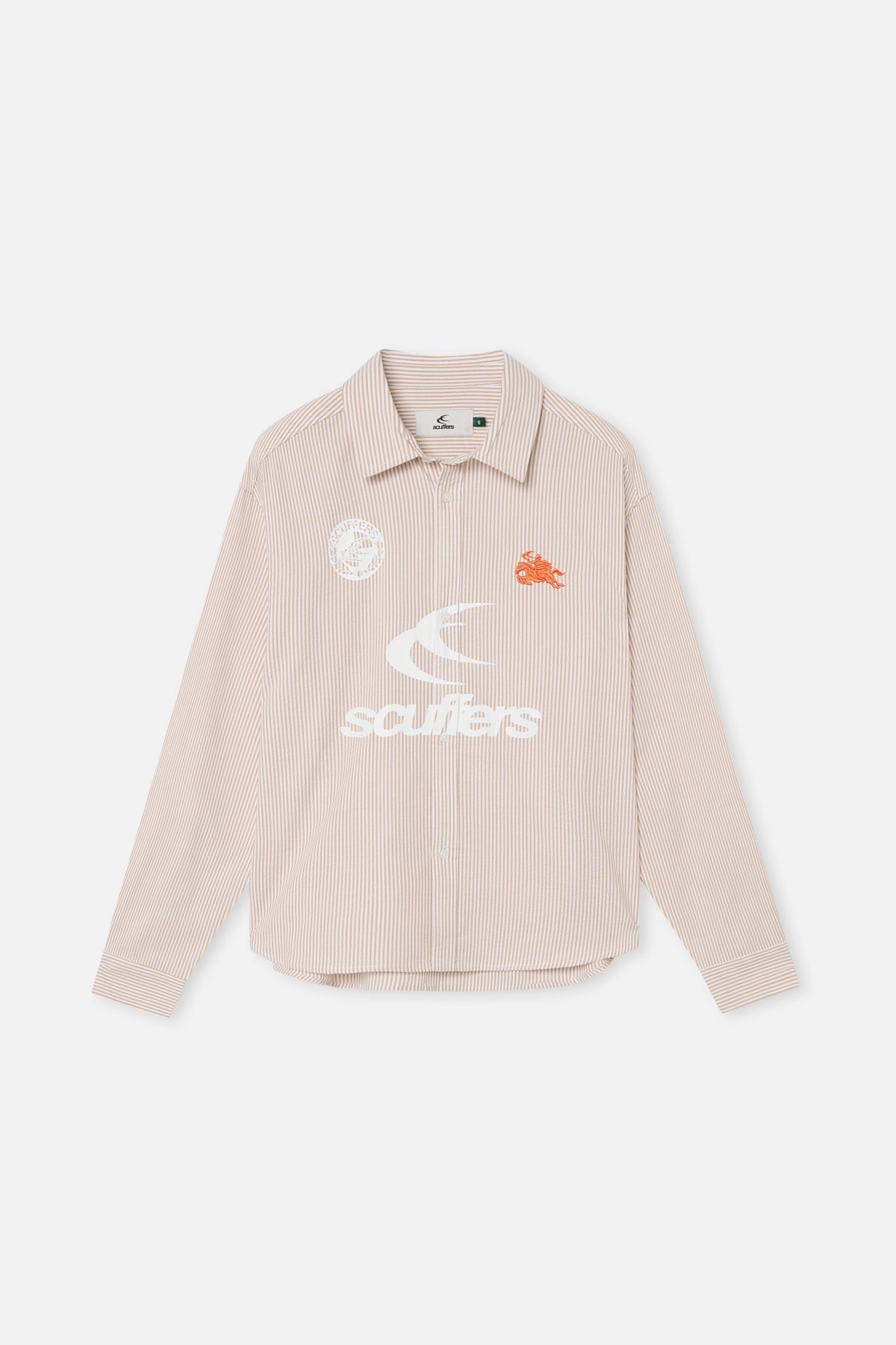 Chemise rayée jaune Germain