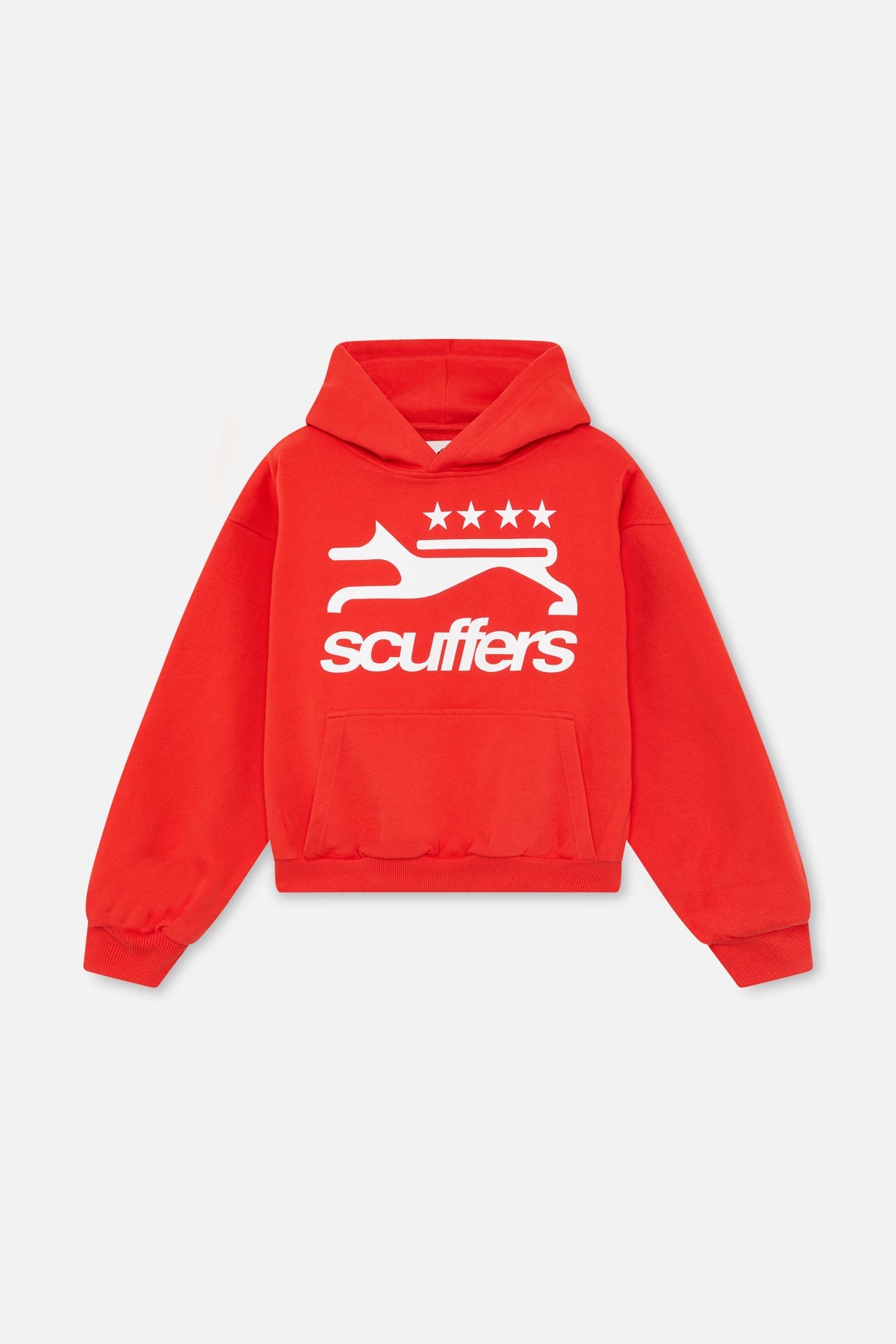 Sweat à capuche rouge Greyhound