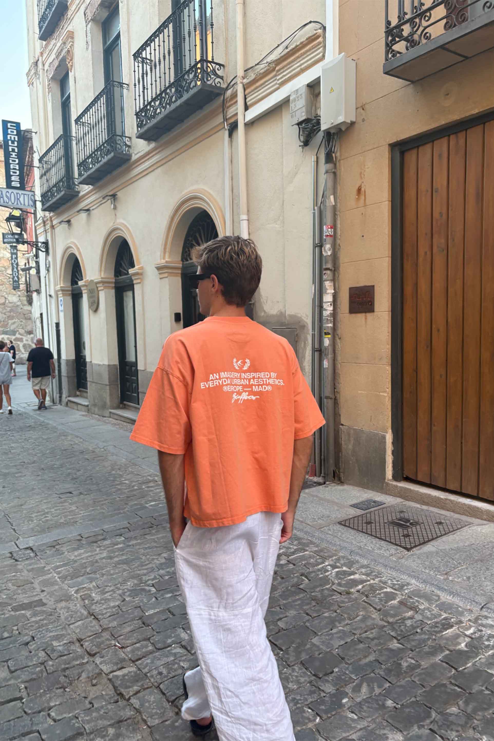 Nouveau t-shirt orange signature