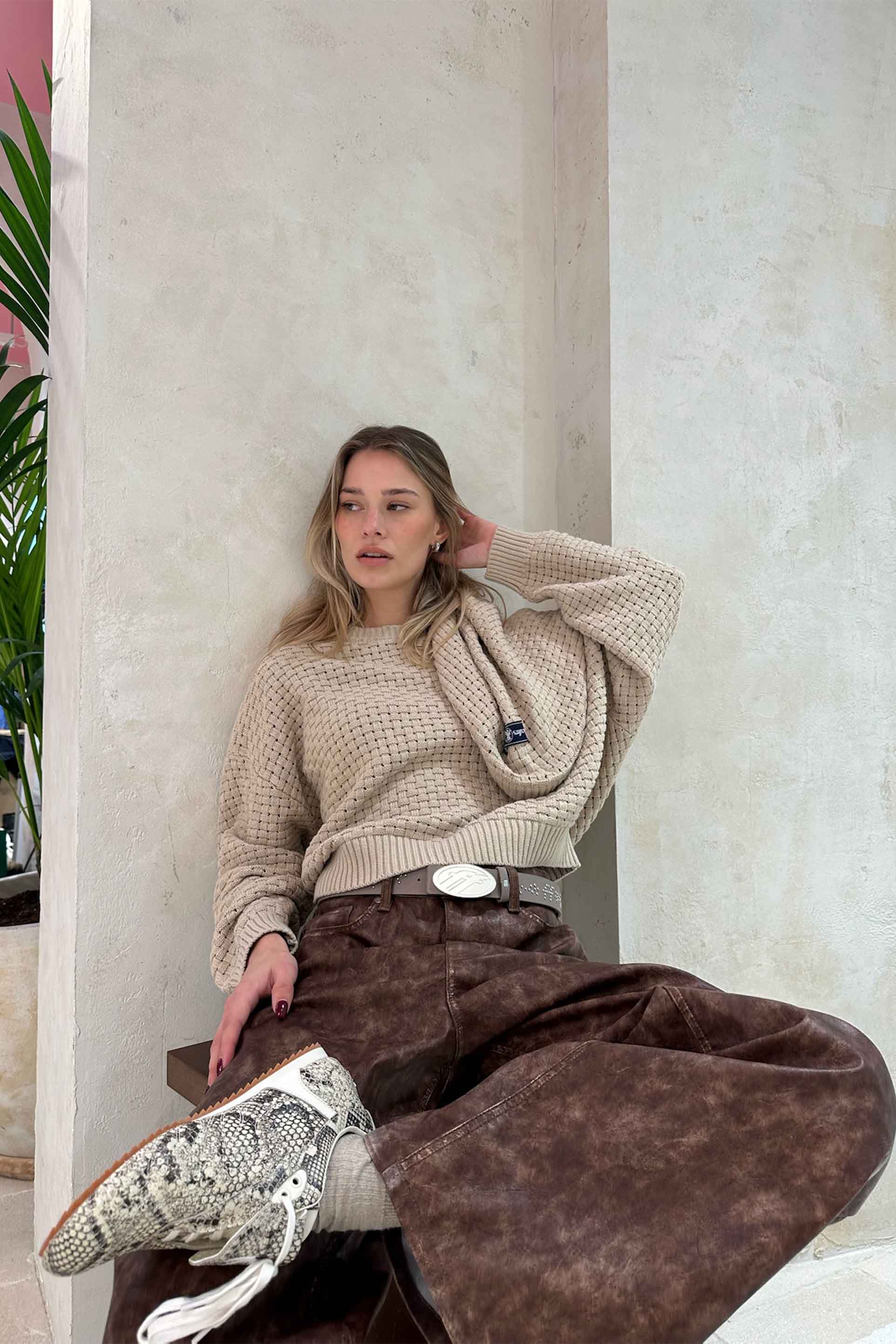 Étui Camel Knit