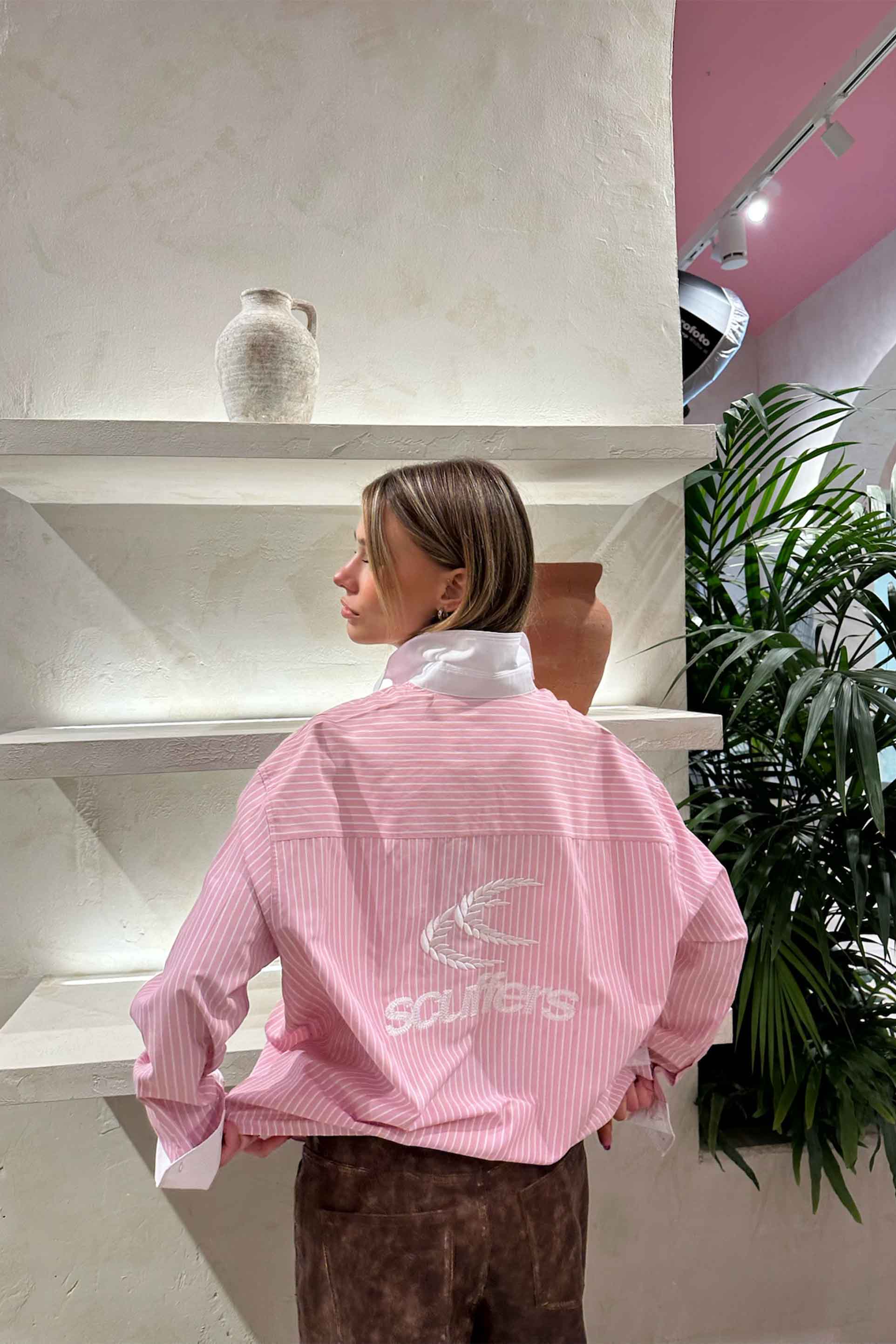 Chemise rose New Chester