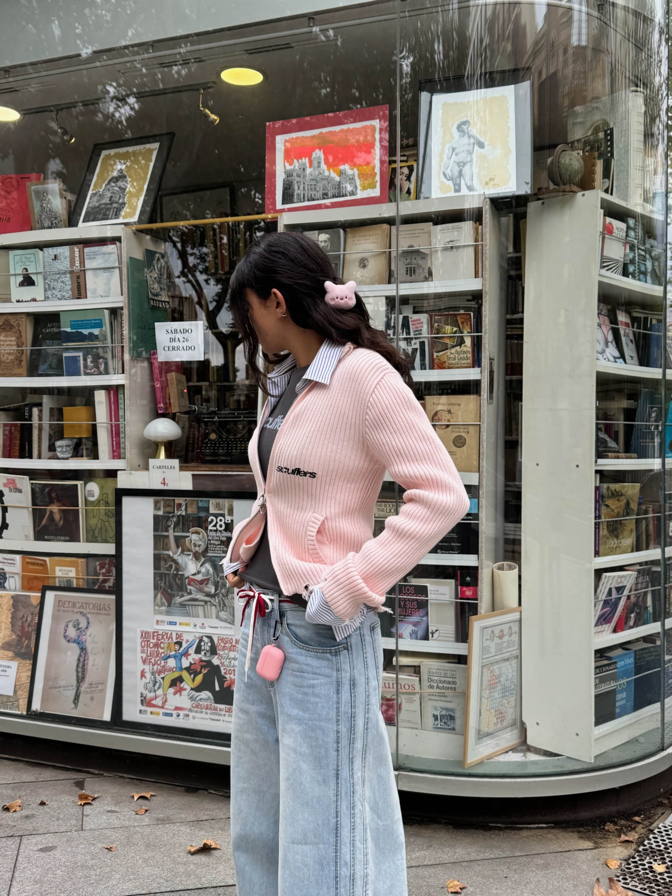 Pull à fermeture éclair Blackie écru