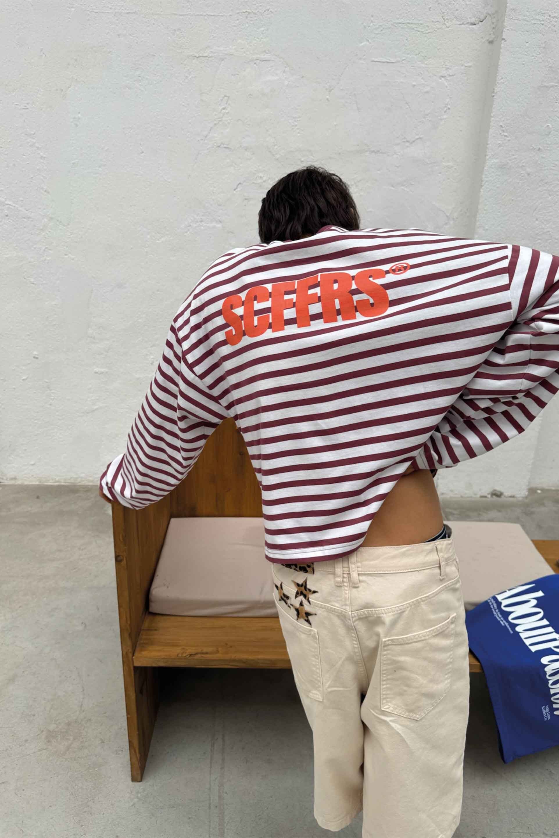 T-shirt à manches longues bordeaux NIY