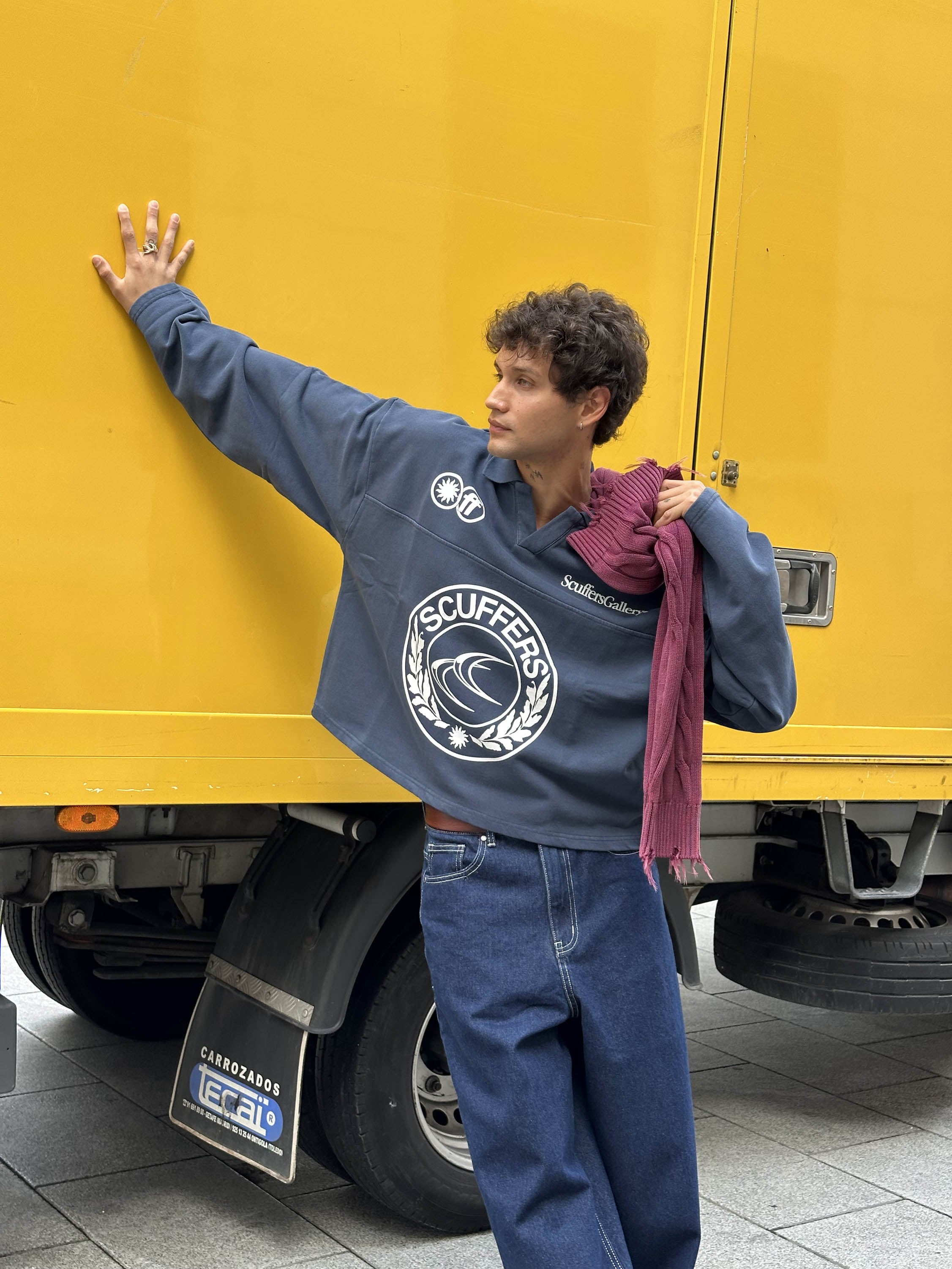 Polo bleu marine CLG