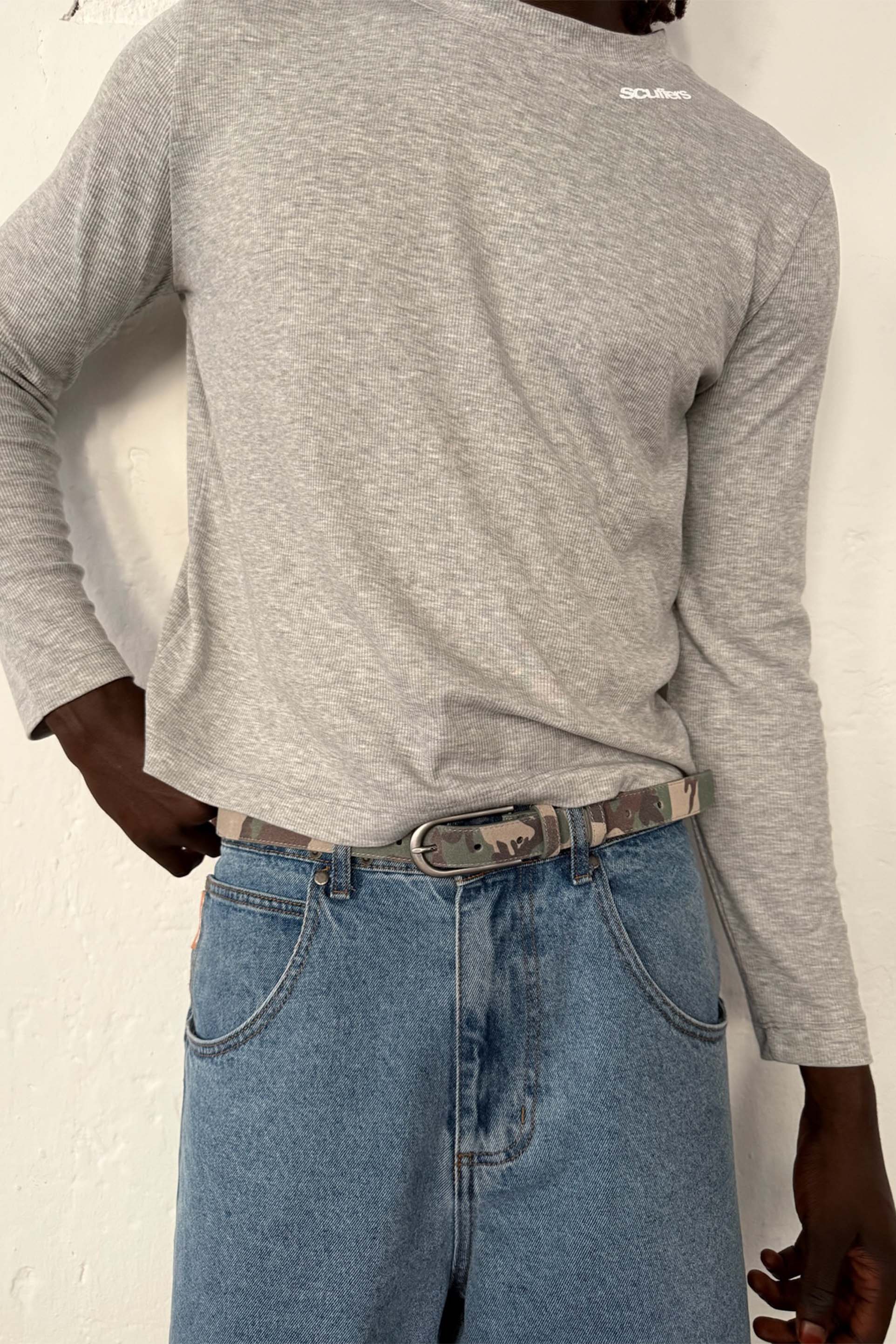 Ceinture verte de camouflage