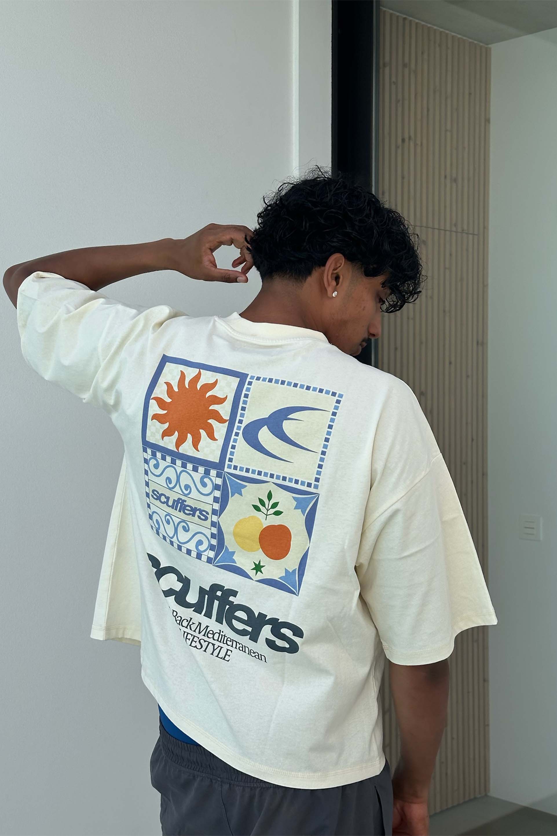 T-shirt écru Minorque