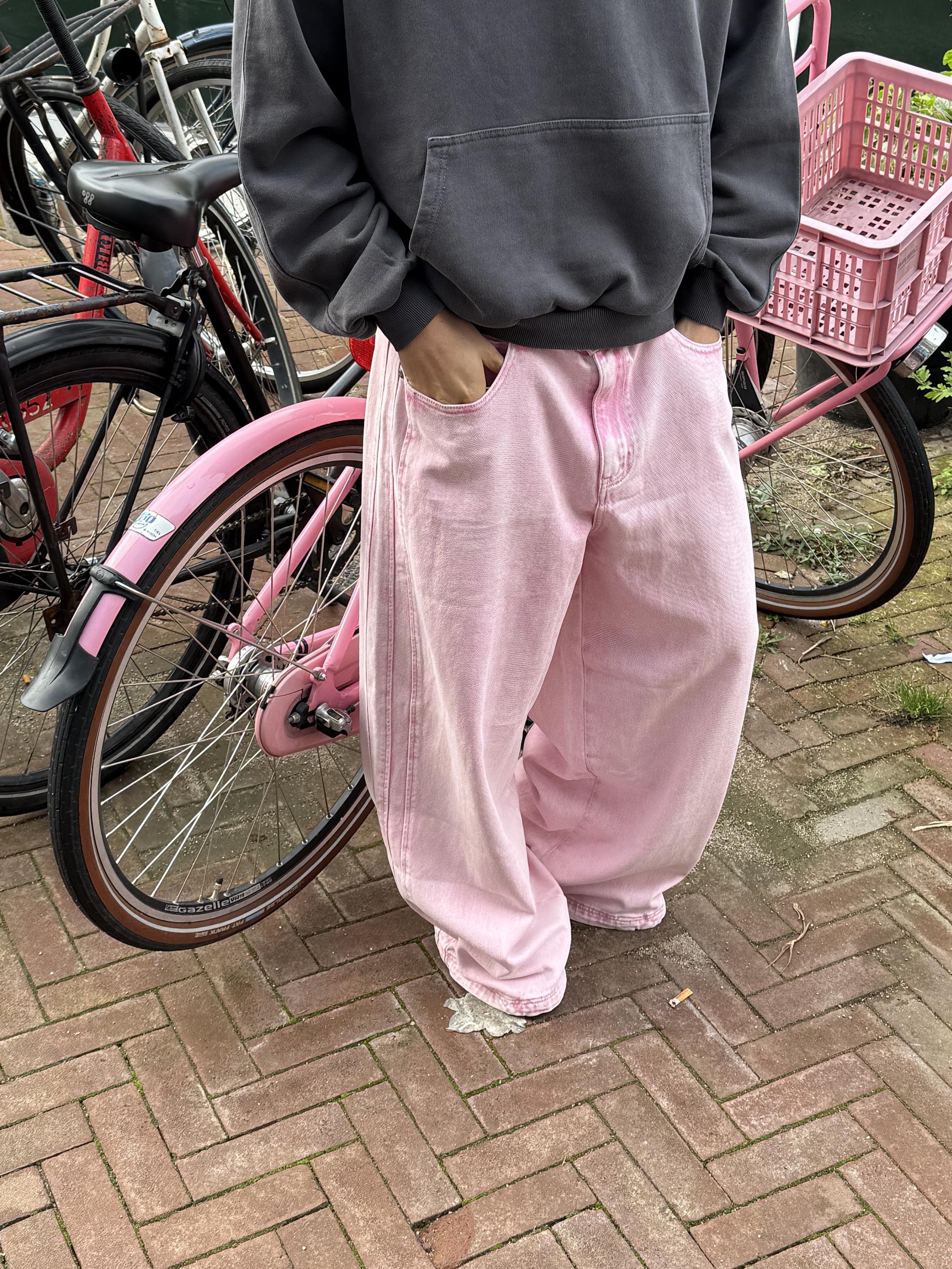 Denim rose technique