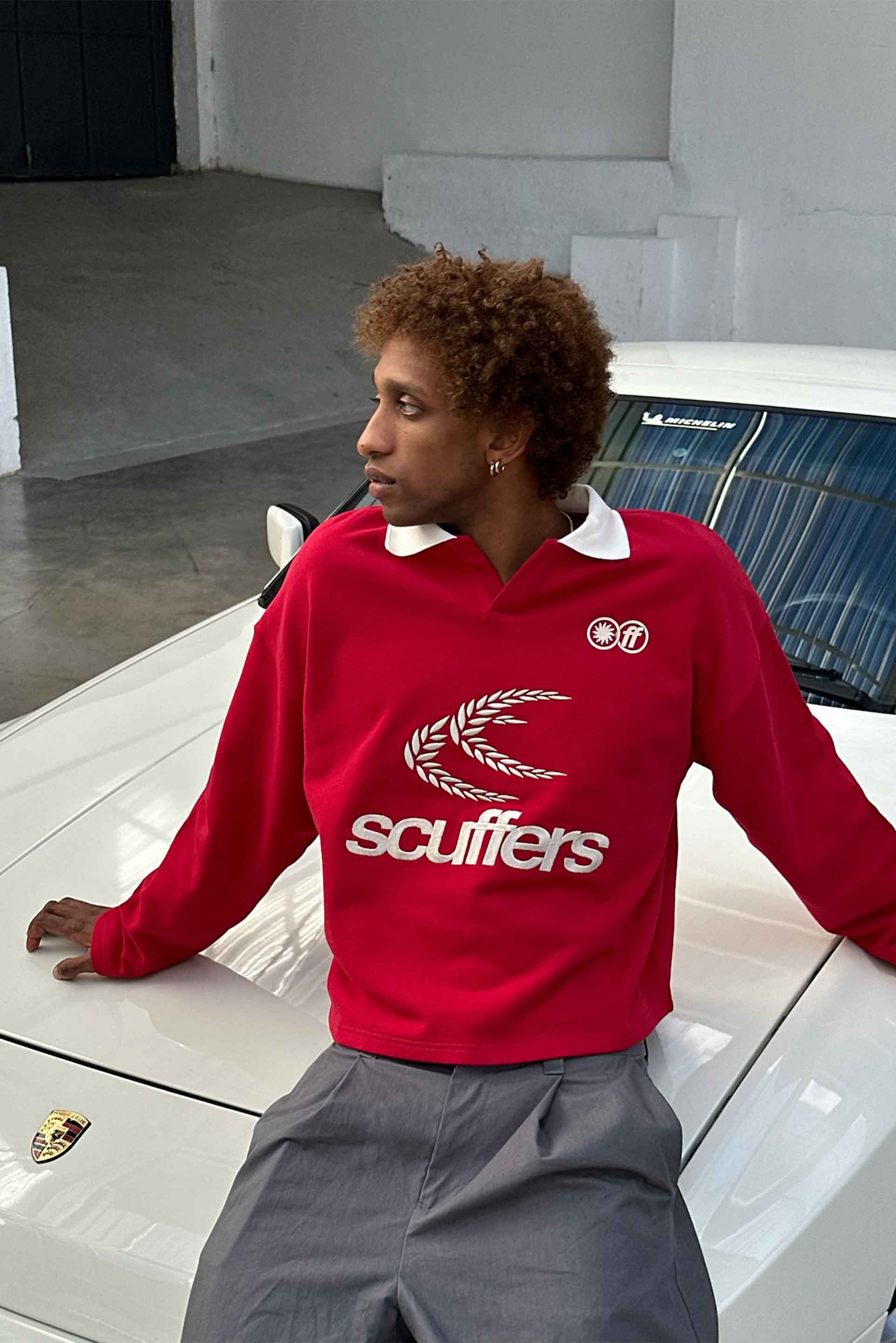 Polo rouge de Chester