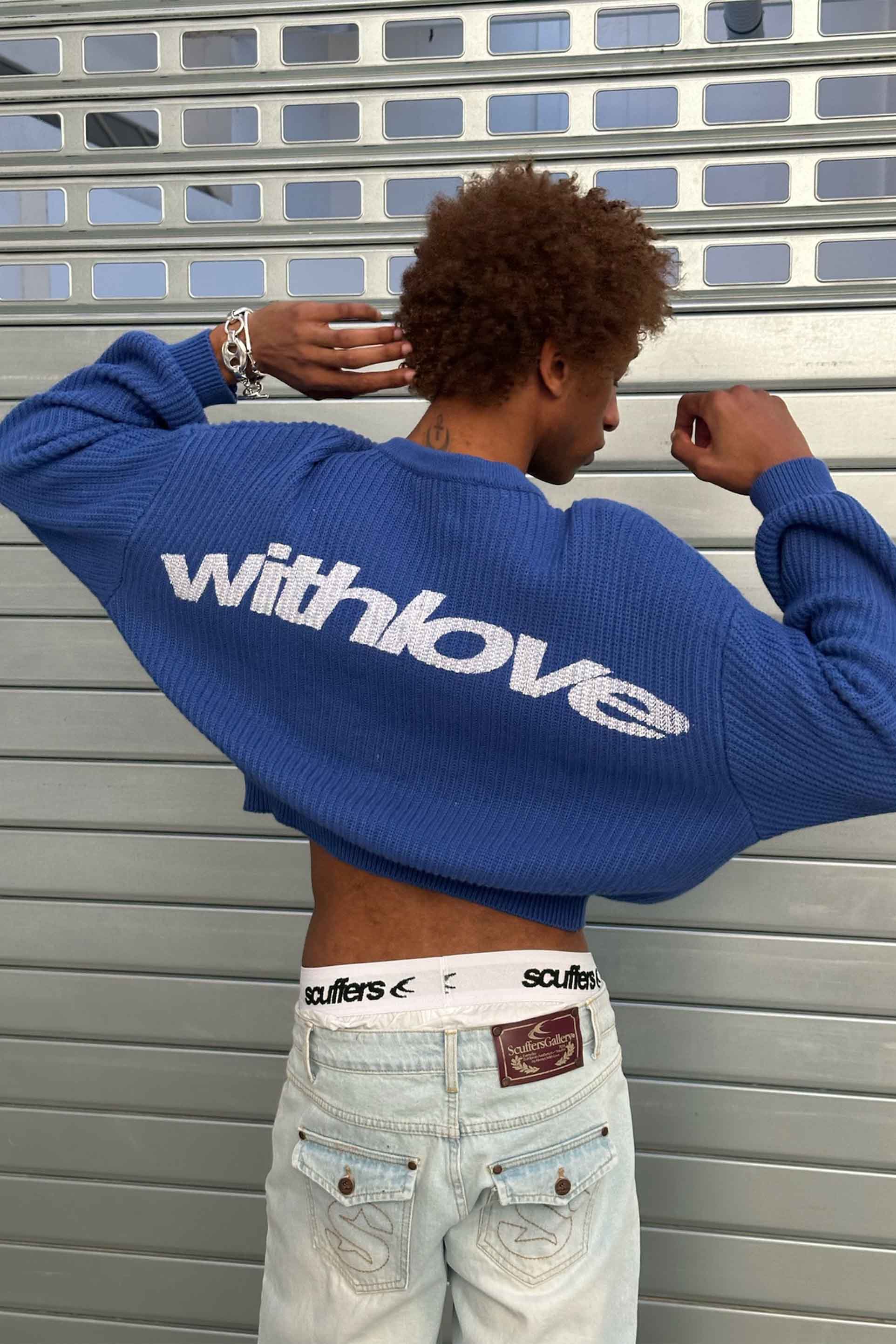 Tricot bleu royal Amore