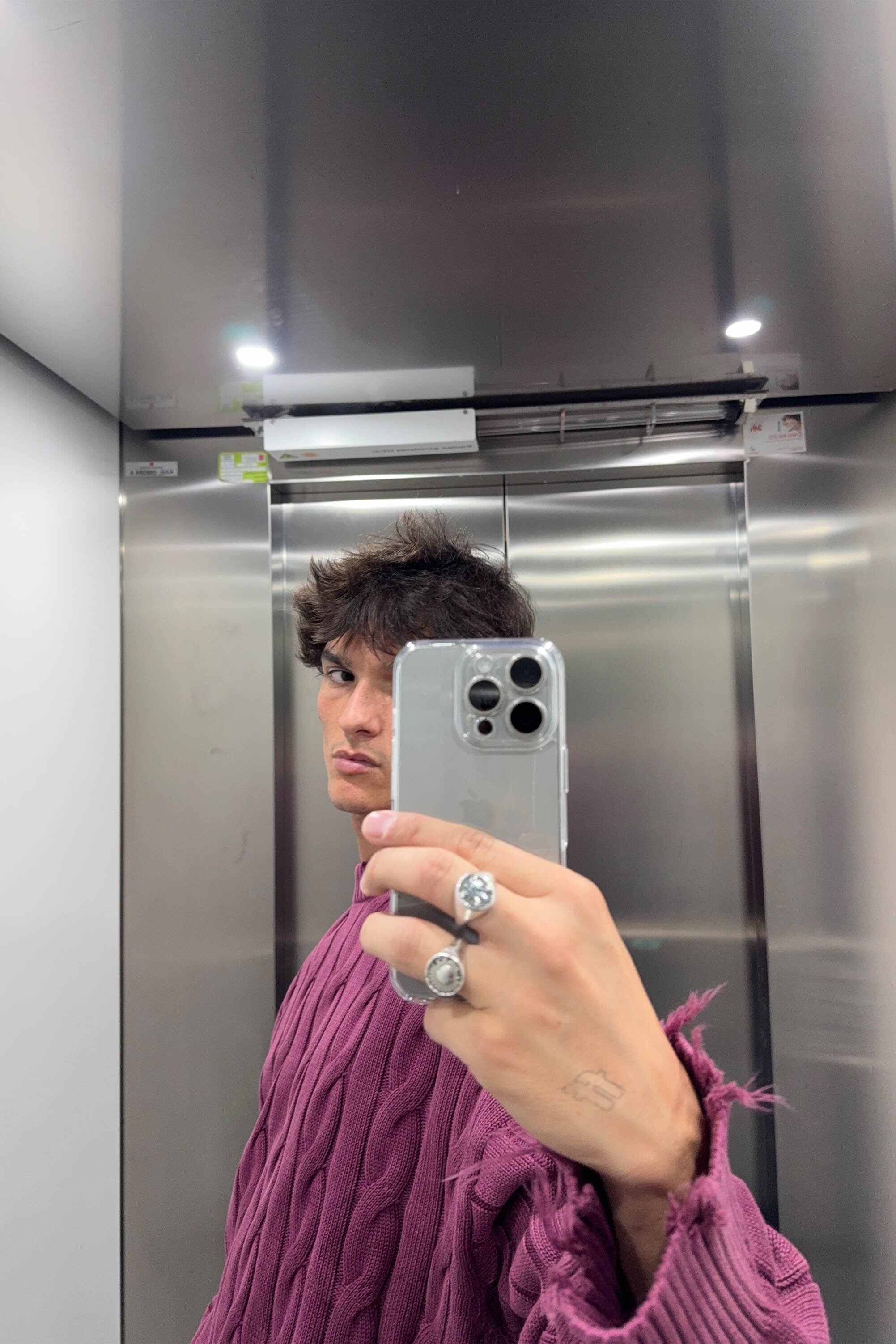 Trench Jersey Bourgogne