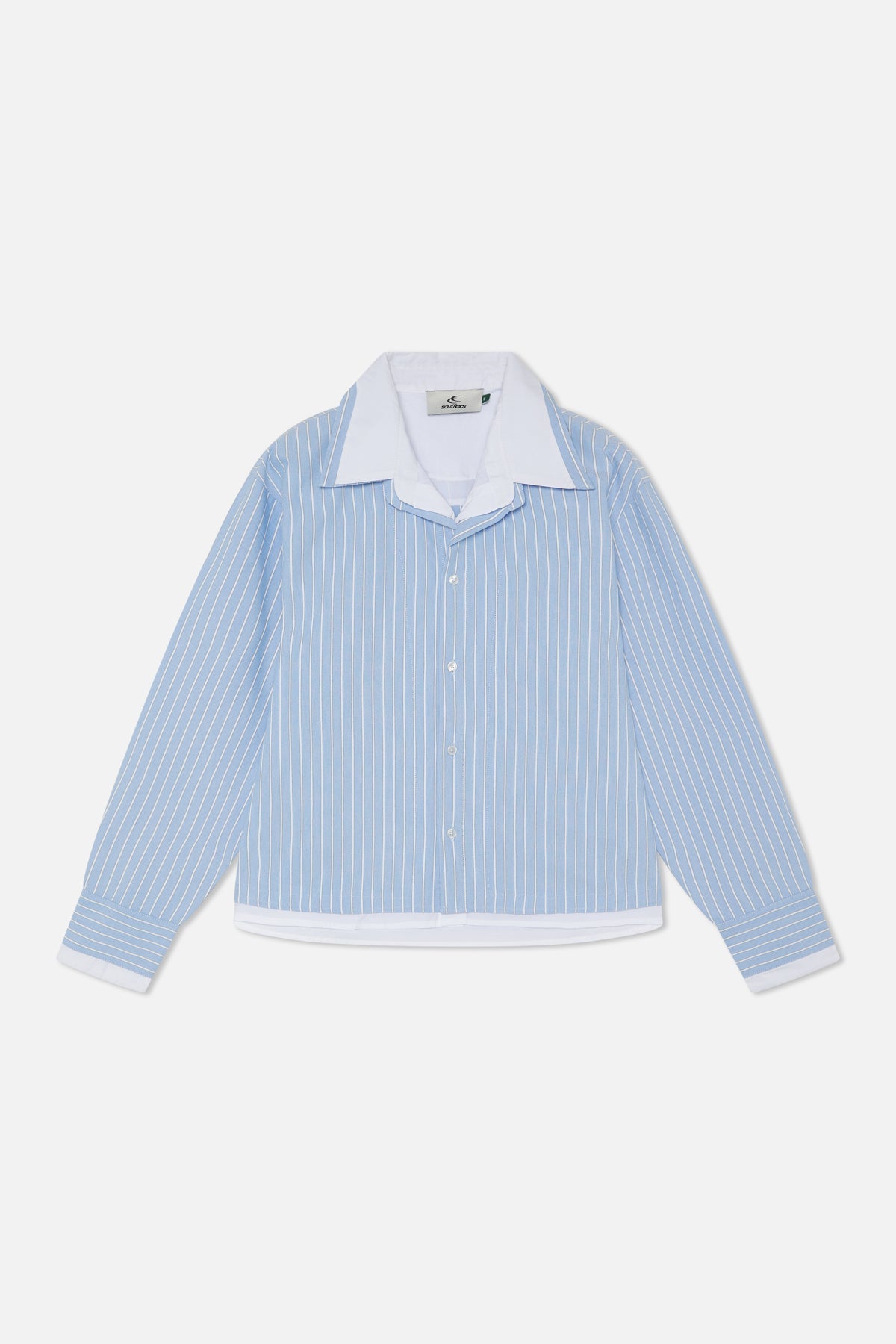 Chemise bleue coréenne