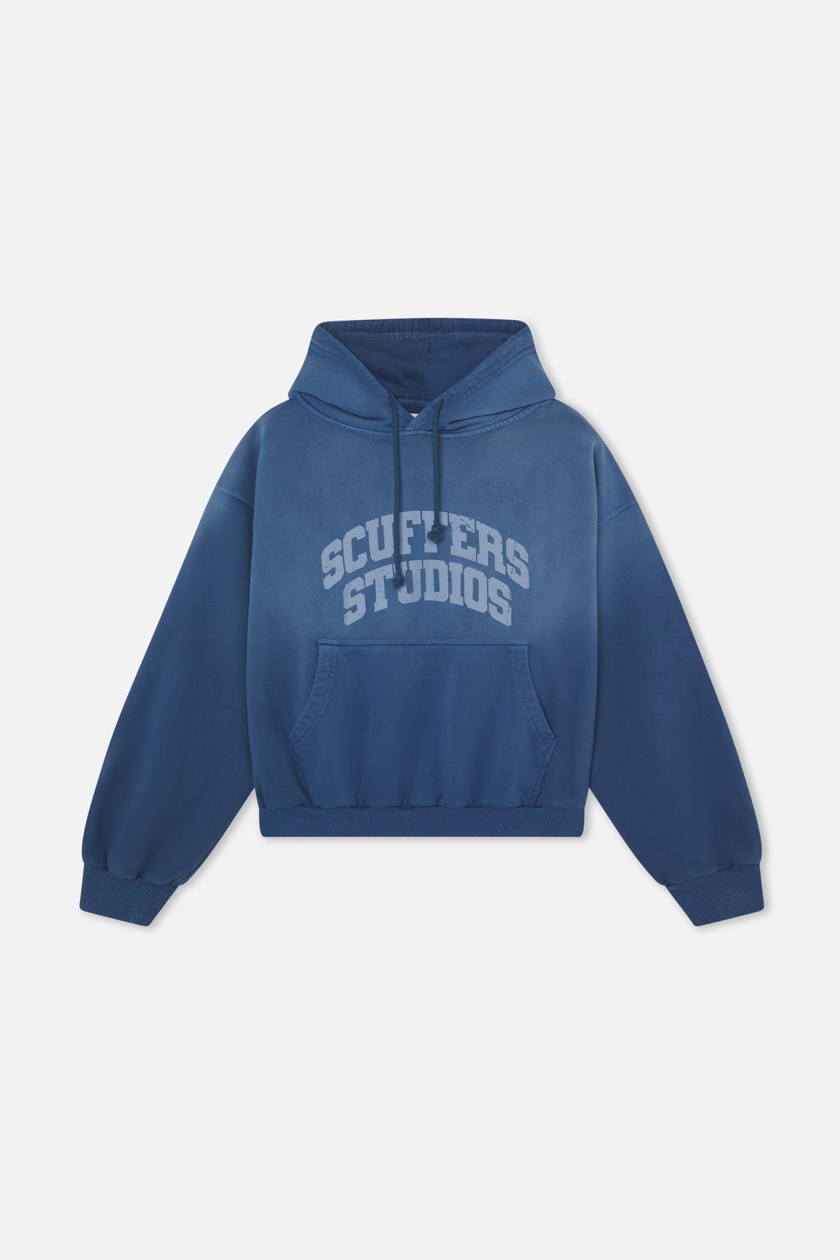 Sweat à capuche bleu casier