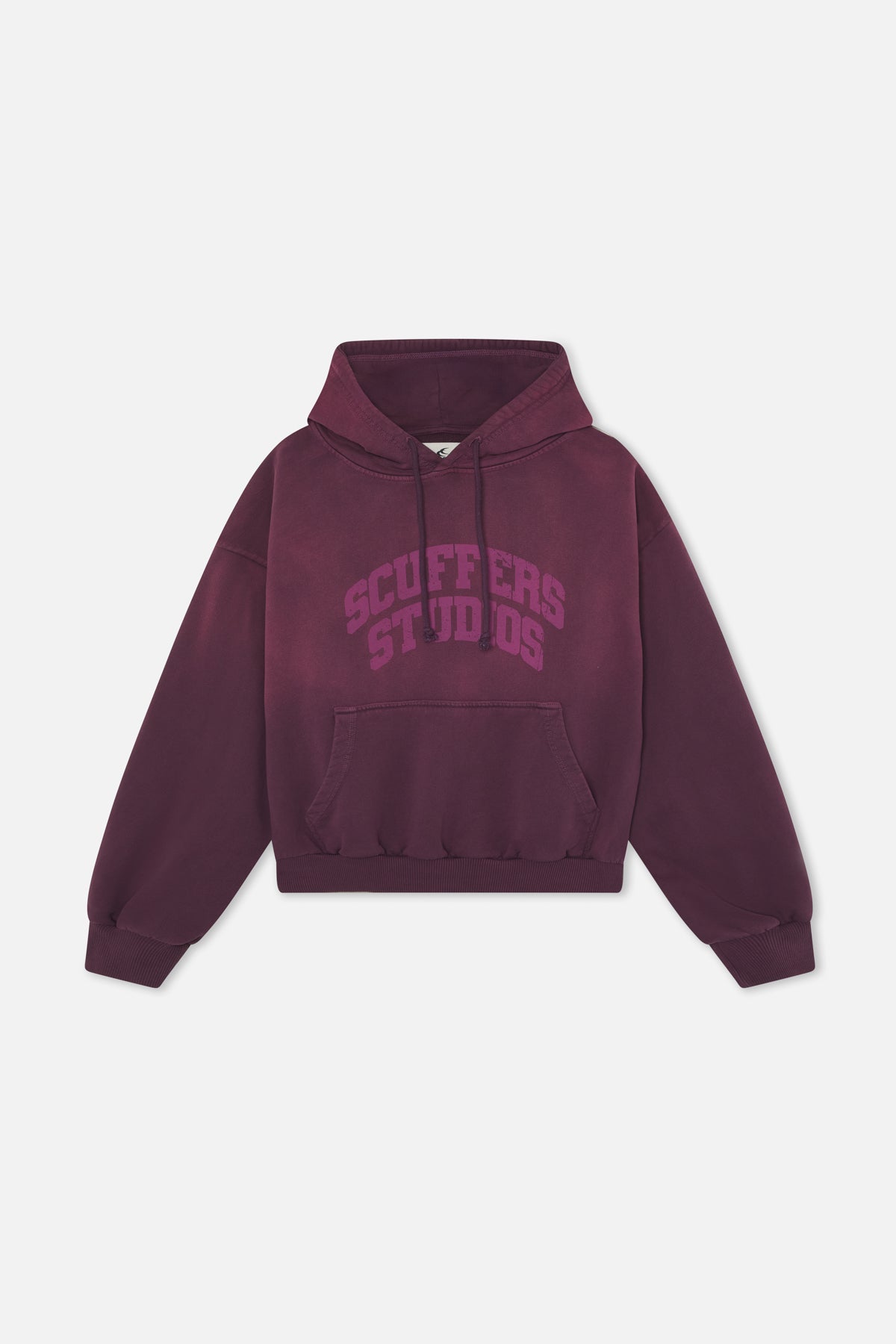 Sweat à capuche bordeaux Locker
