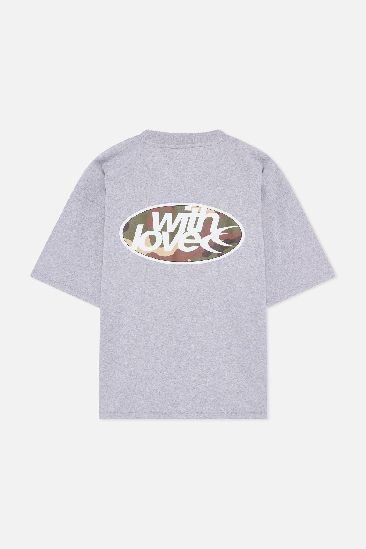 T-shirt gris chiné Loving