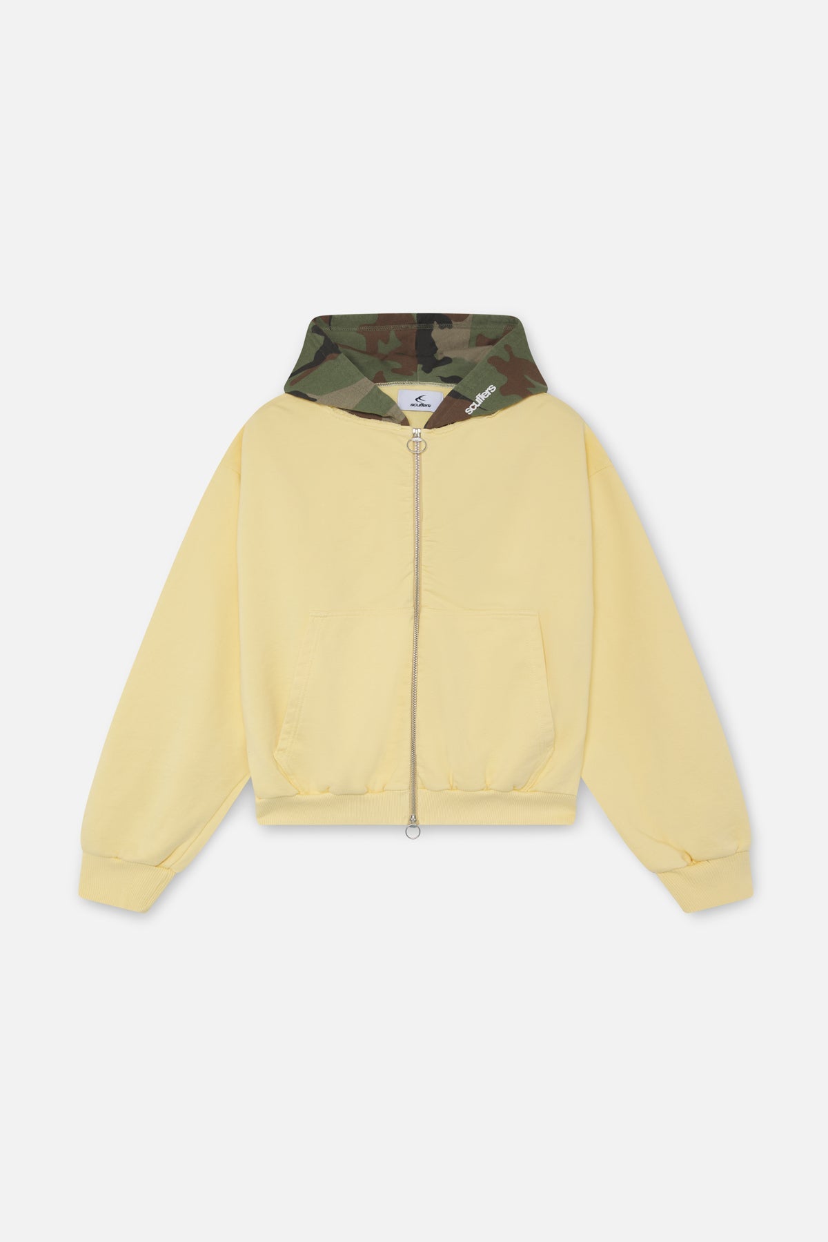 Masque jaune à fermeture éclair