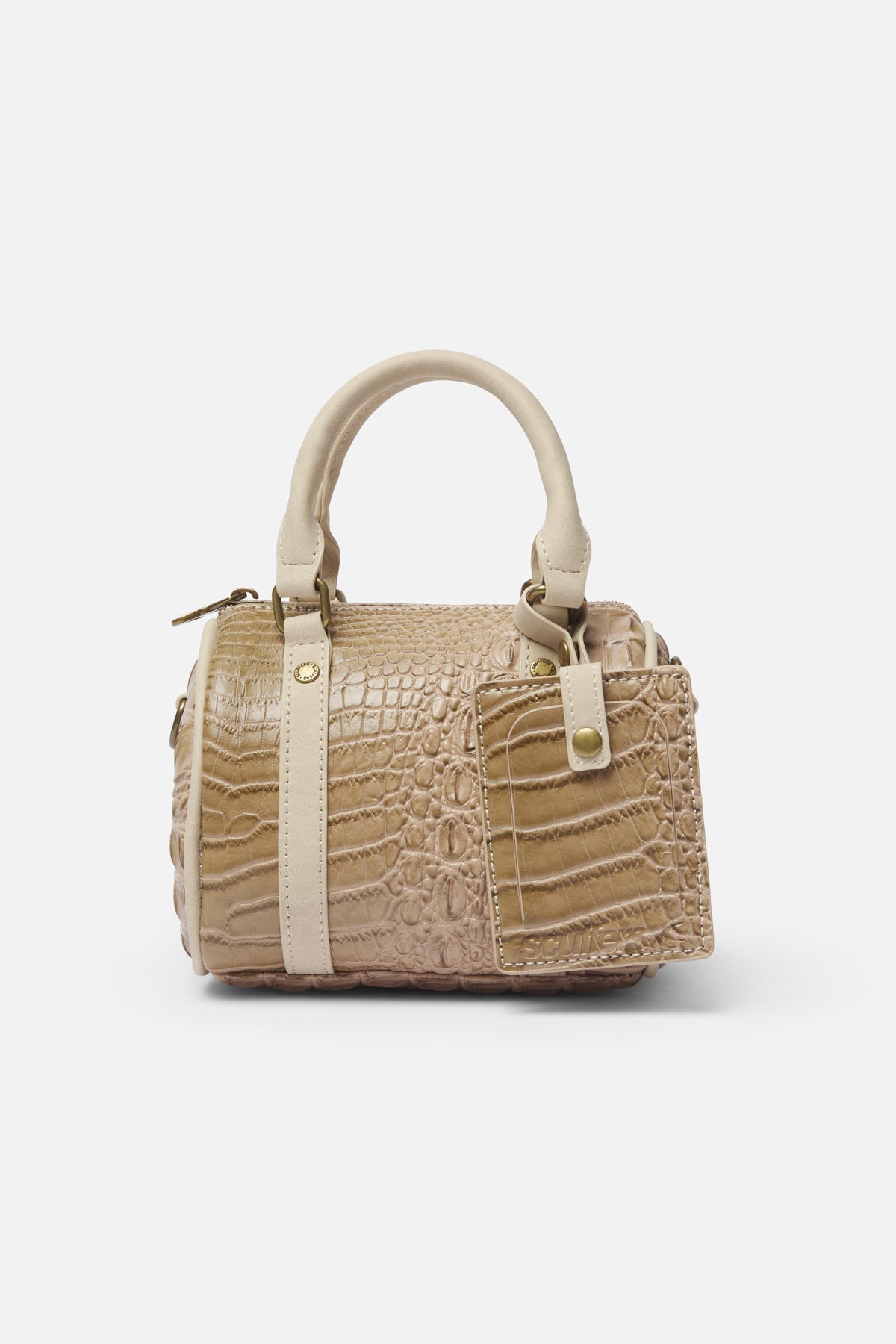 Mini sac de voyage écru