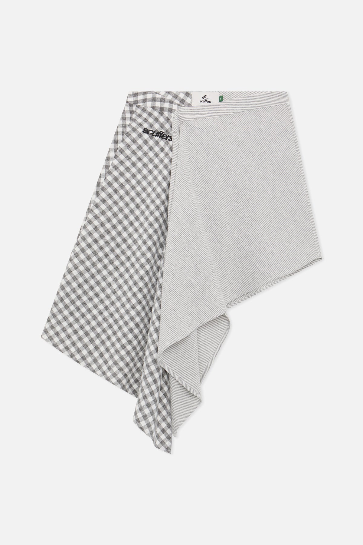 Jupe grise mélangée