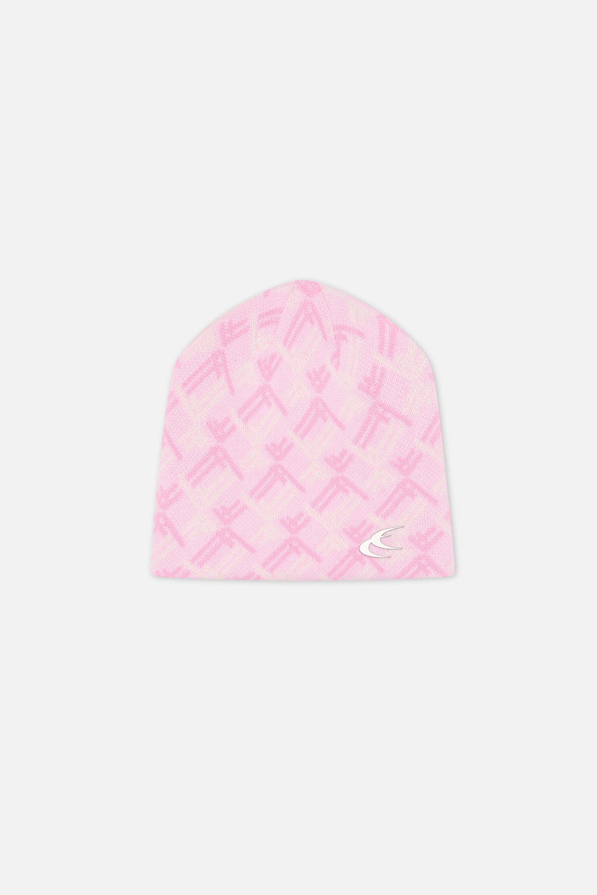 Bonnet rose monogrammé