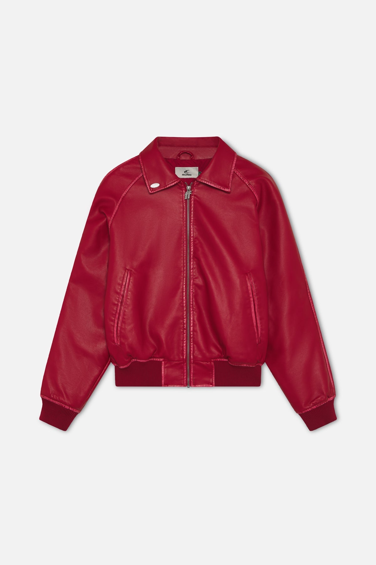 Nouvelle veste rouge brute