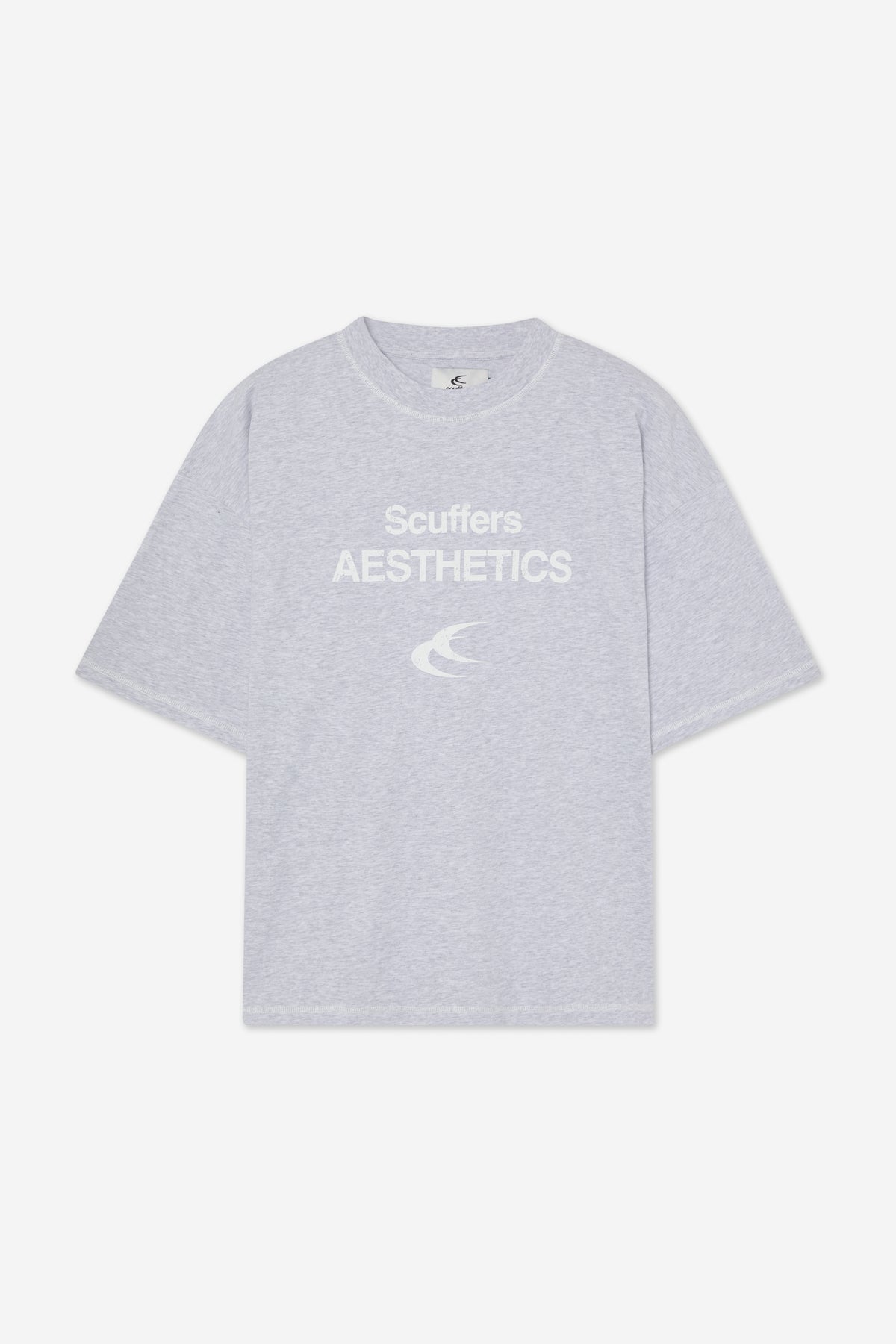 T-shirt Nobrand gris clair chiné