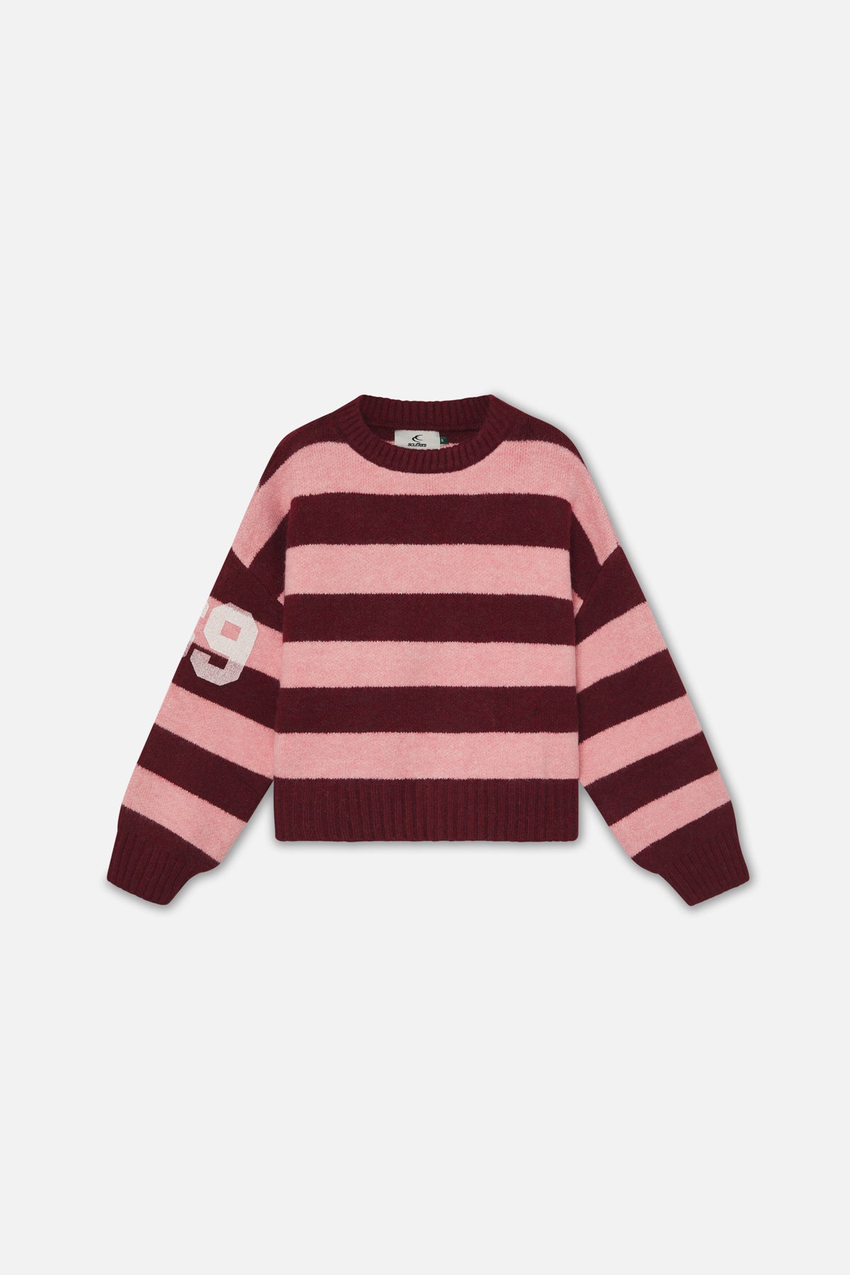 Pull bordeaux sans trou