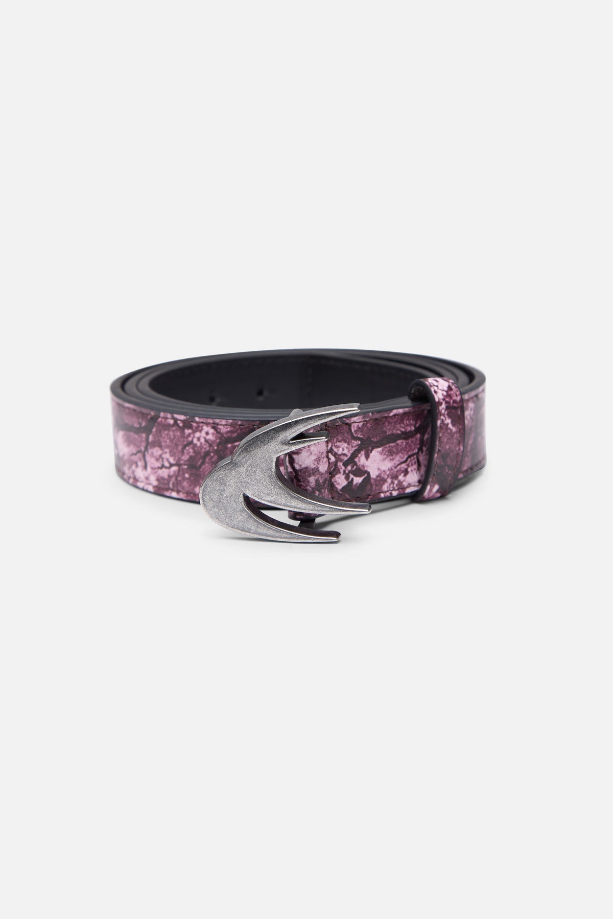 Ceinture bordeaux à fleurs véritables