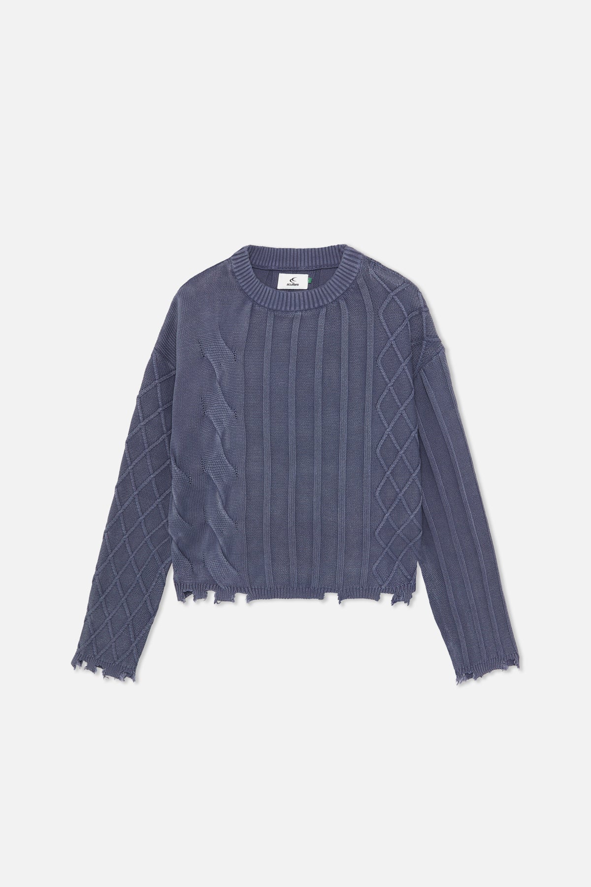 Maillot trench-coat bleu marine oversize