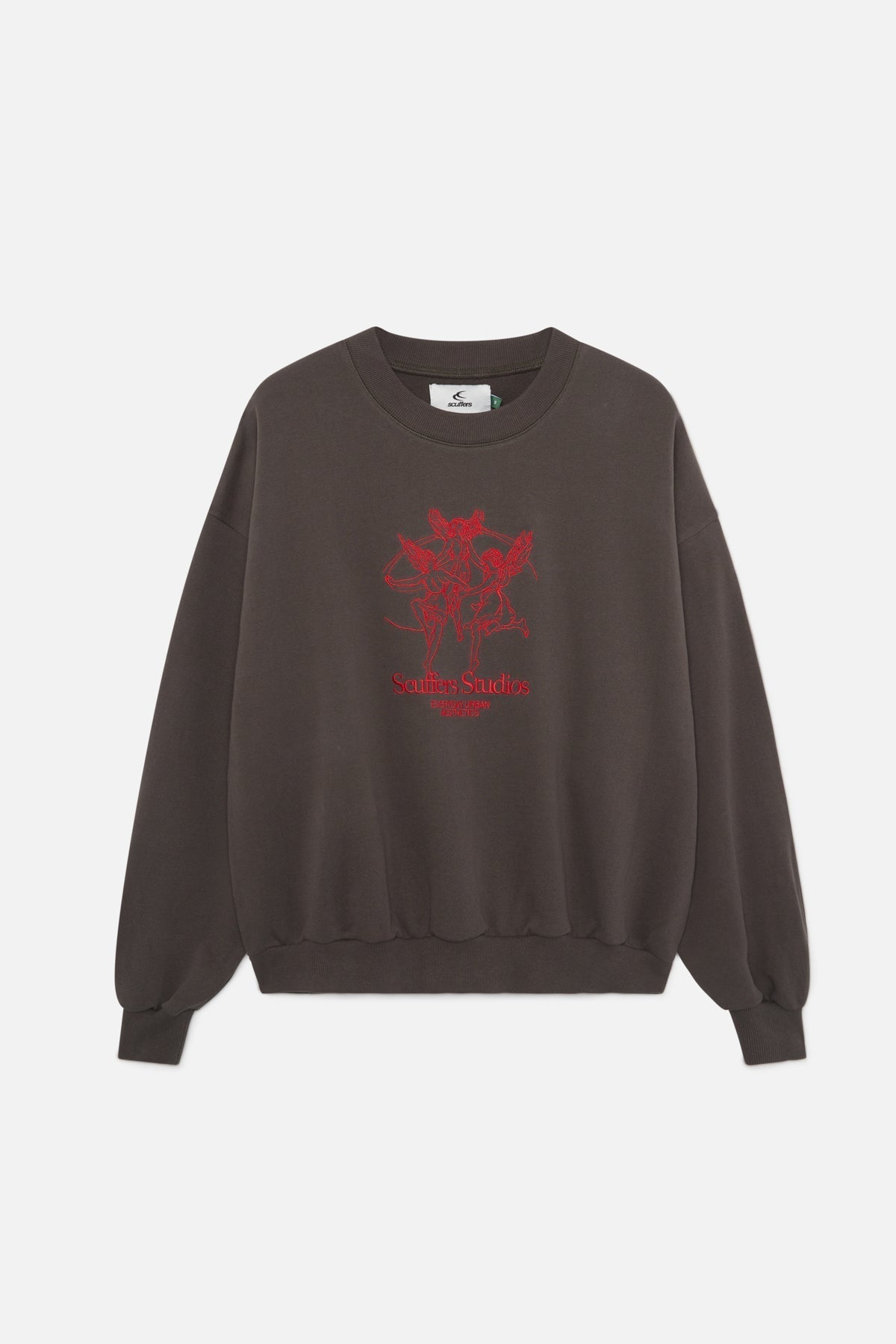 Pull ras du cou gris foncé Los Angeles