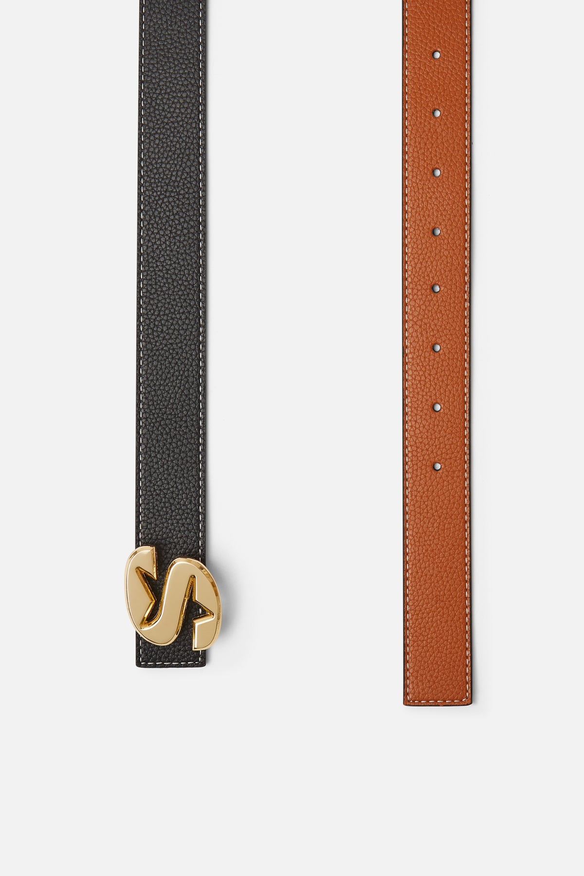 Ceinture S-Star marron et noire