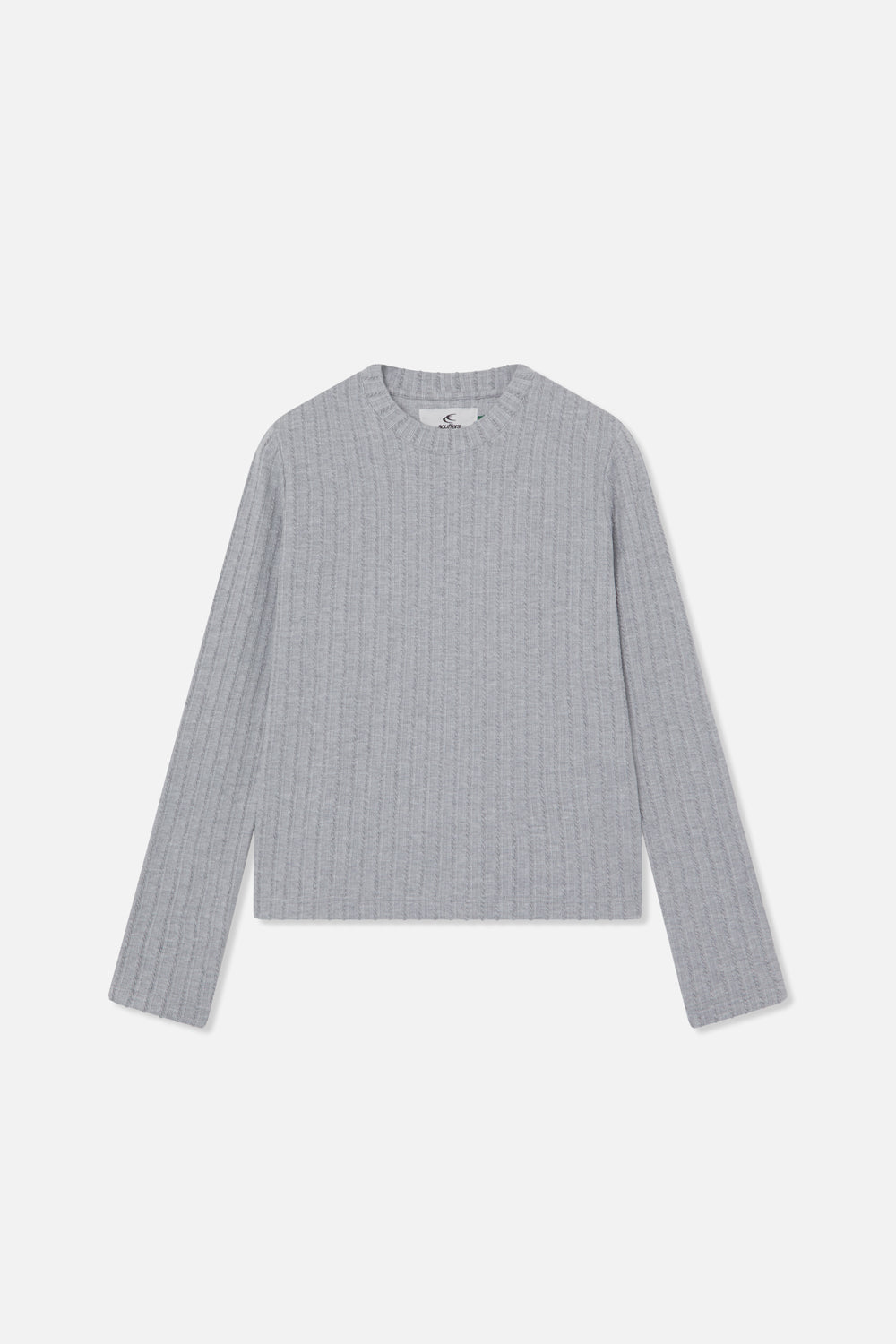 T-shirt à manches longues gris clair