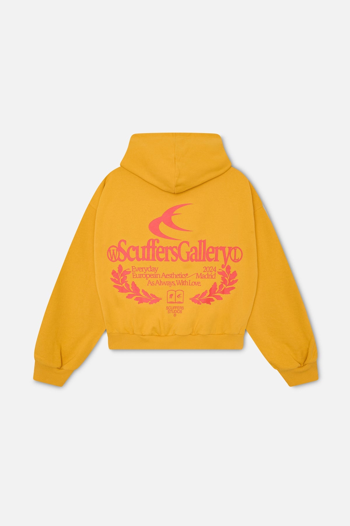 Galerie Sweat à capuche jaune