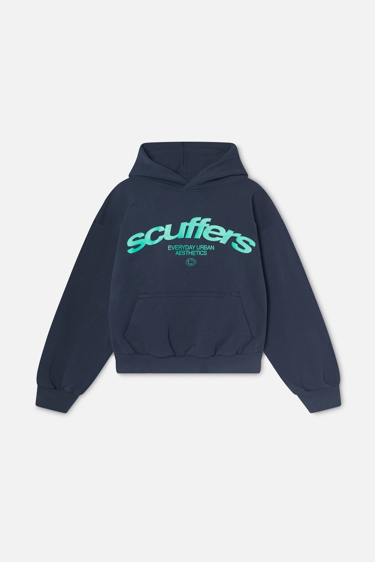 Sweat à capuche gris foncé emblématique