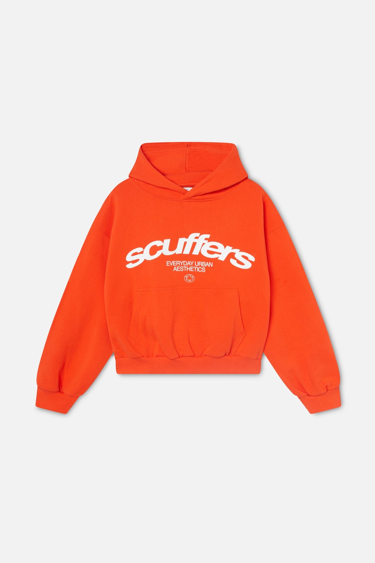 Sweat à capuche rouge emblématique