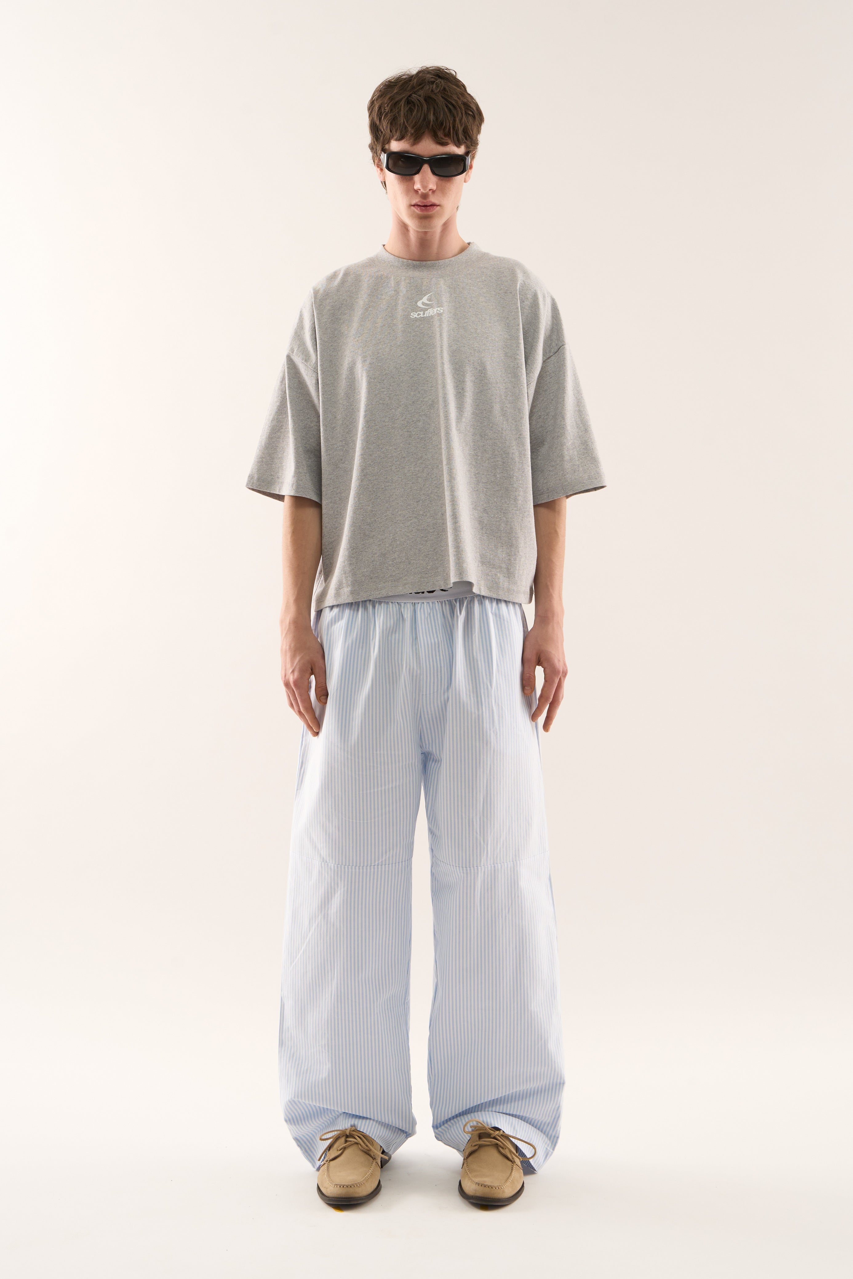 T-shirt gris clair Sicilia