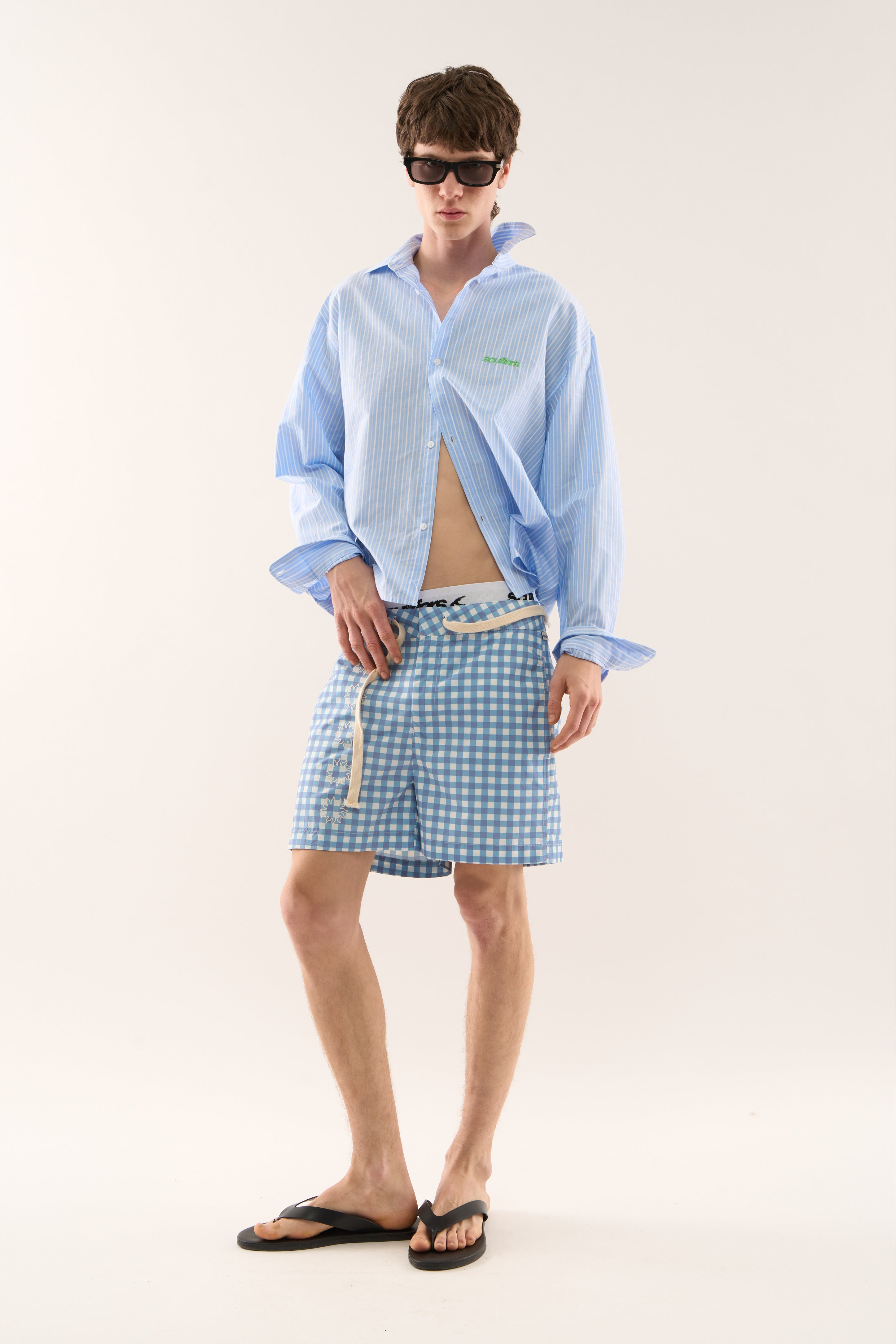 Chemise bleue de Sicile