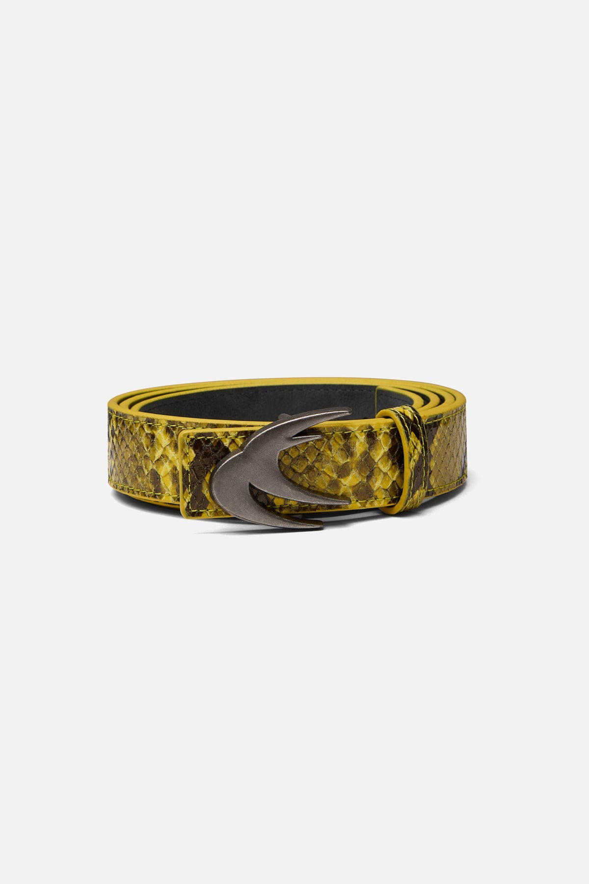 Ceinture jaune serpent
