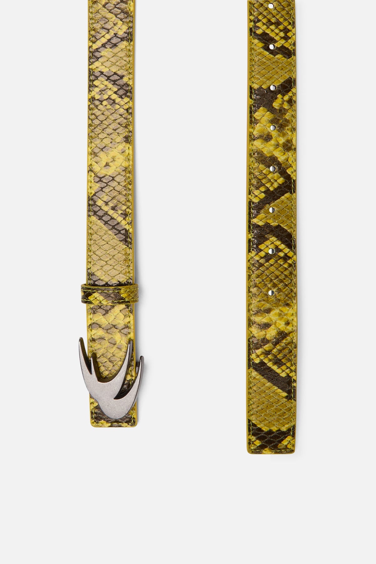 Ceinture jaune serpent