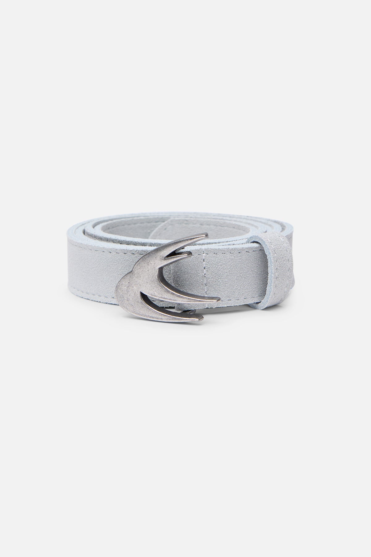 Ceinture blanche en daim