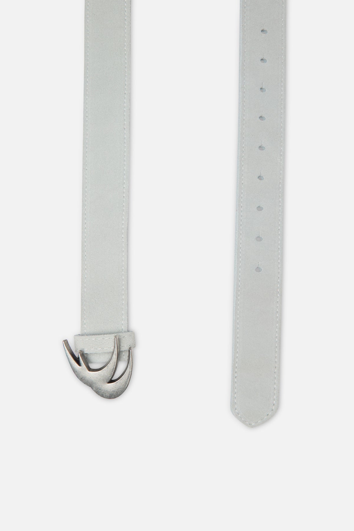 Ceinture blanche en daim