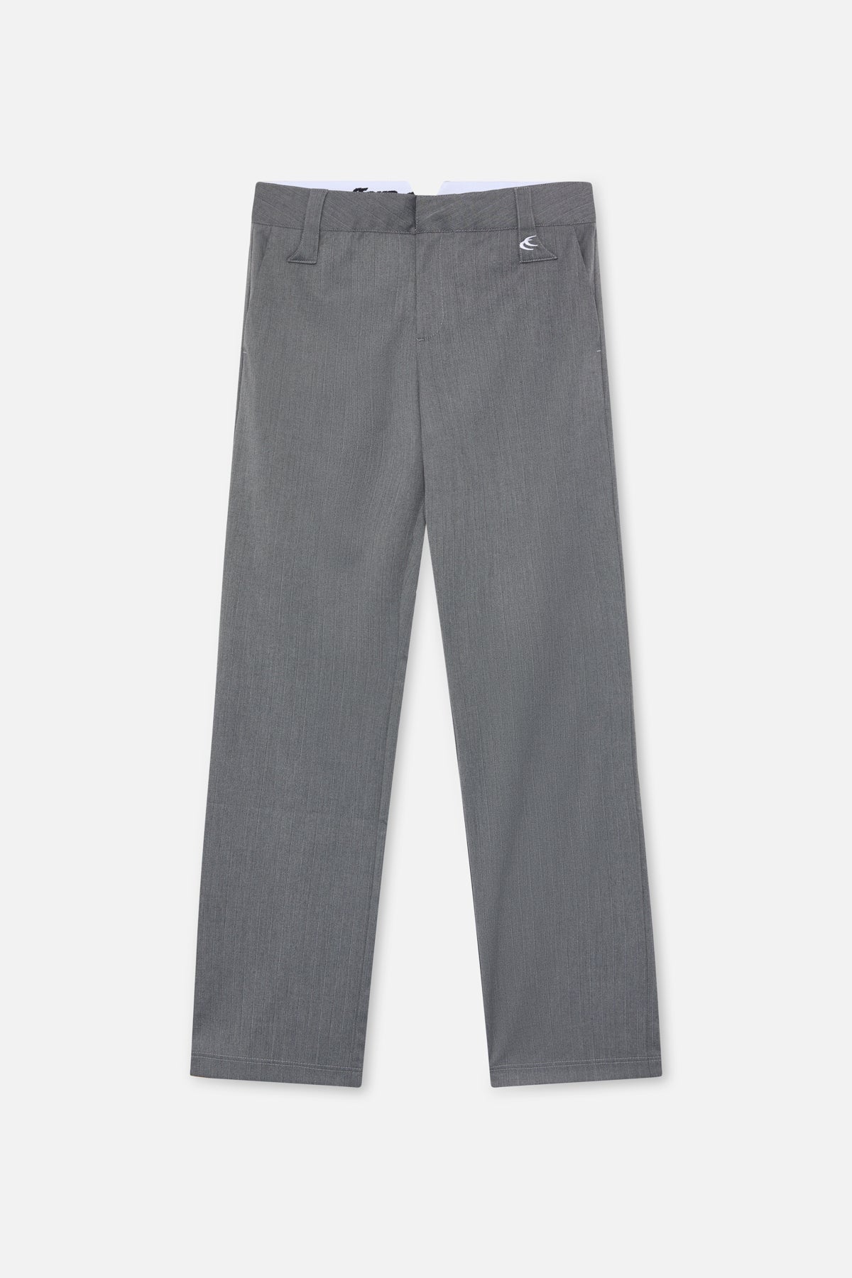 Pantalon rayé gris sur mesure